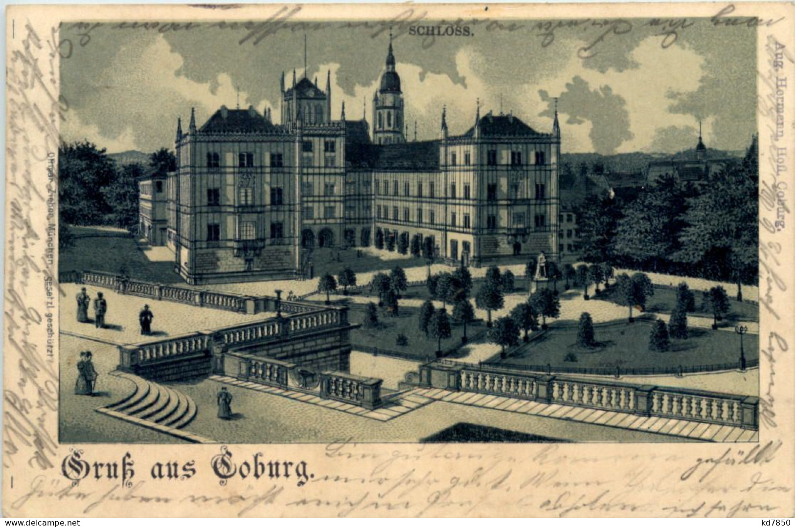 Gruss Aus Coburg - Schloss - Litho - Coburg
