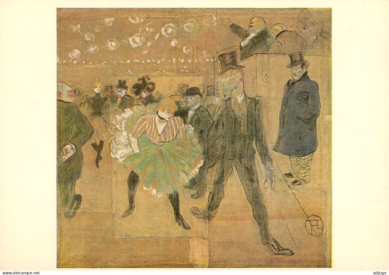 CPM- Henri De Toulouse-Lautrec- La Danse De "La Goulue" Et De "Valentin Le Désossé" Musée De L'Impressionnisme* PARIS - Malerei & Gemälde