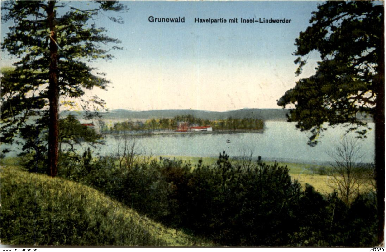 Grunewald, Havelpartie Mit Insel-Lindwerder - Grunewald