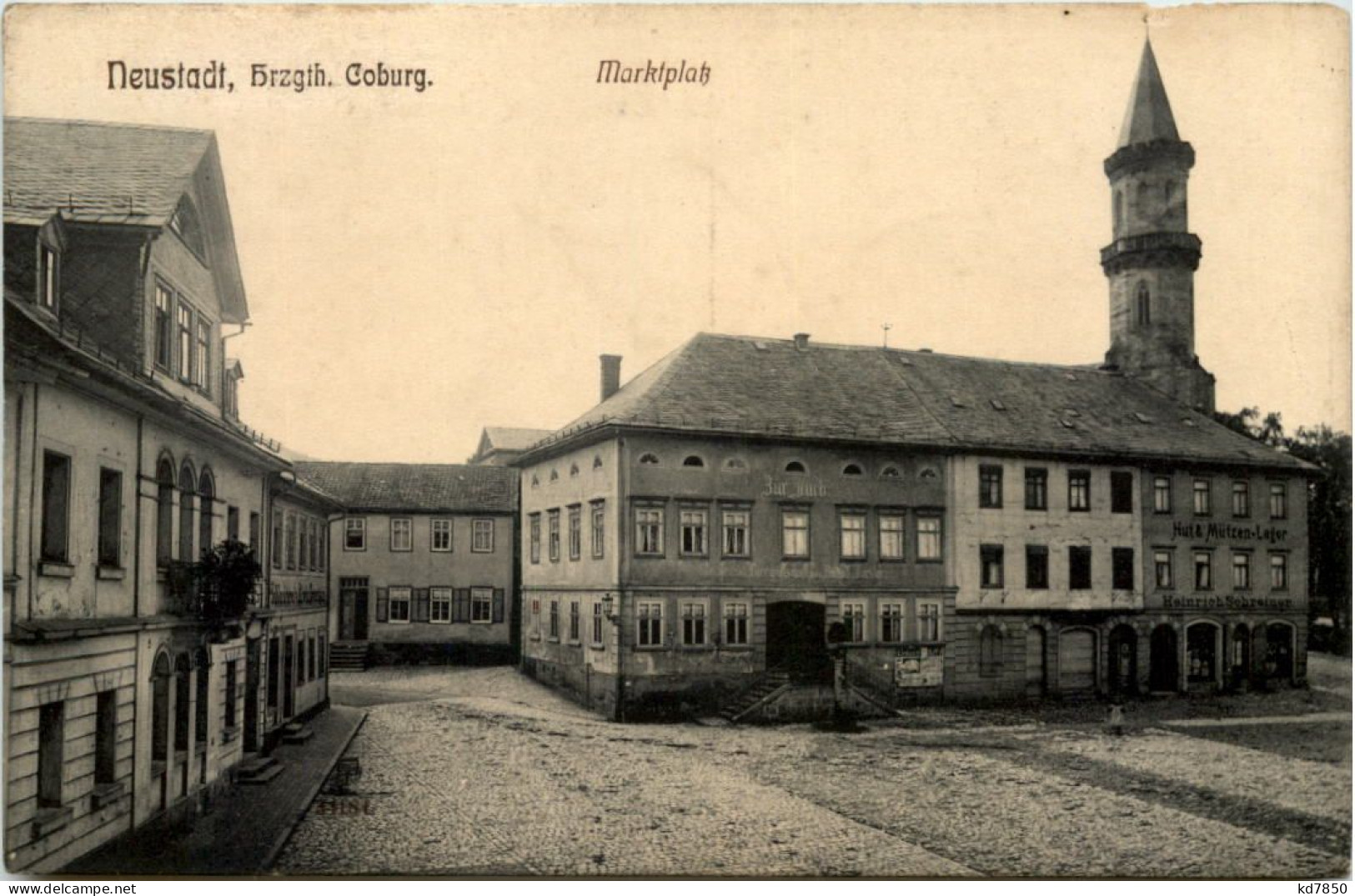 Neustadt - Herzogtum Coburg - Marktplatz - Coburg