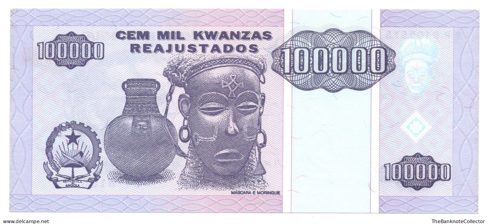 ANGOLA 100000 Kwanzas 1995 P-139 UNC - Angola