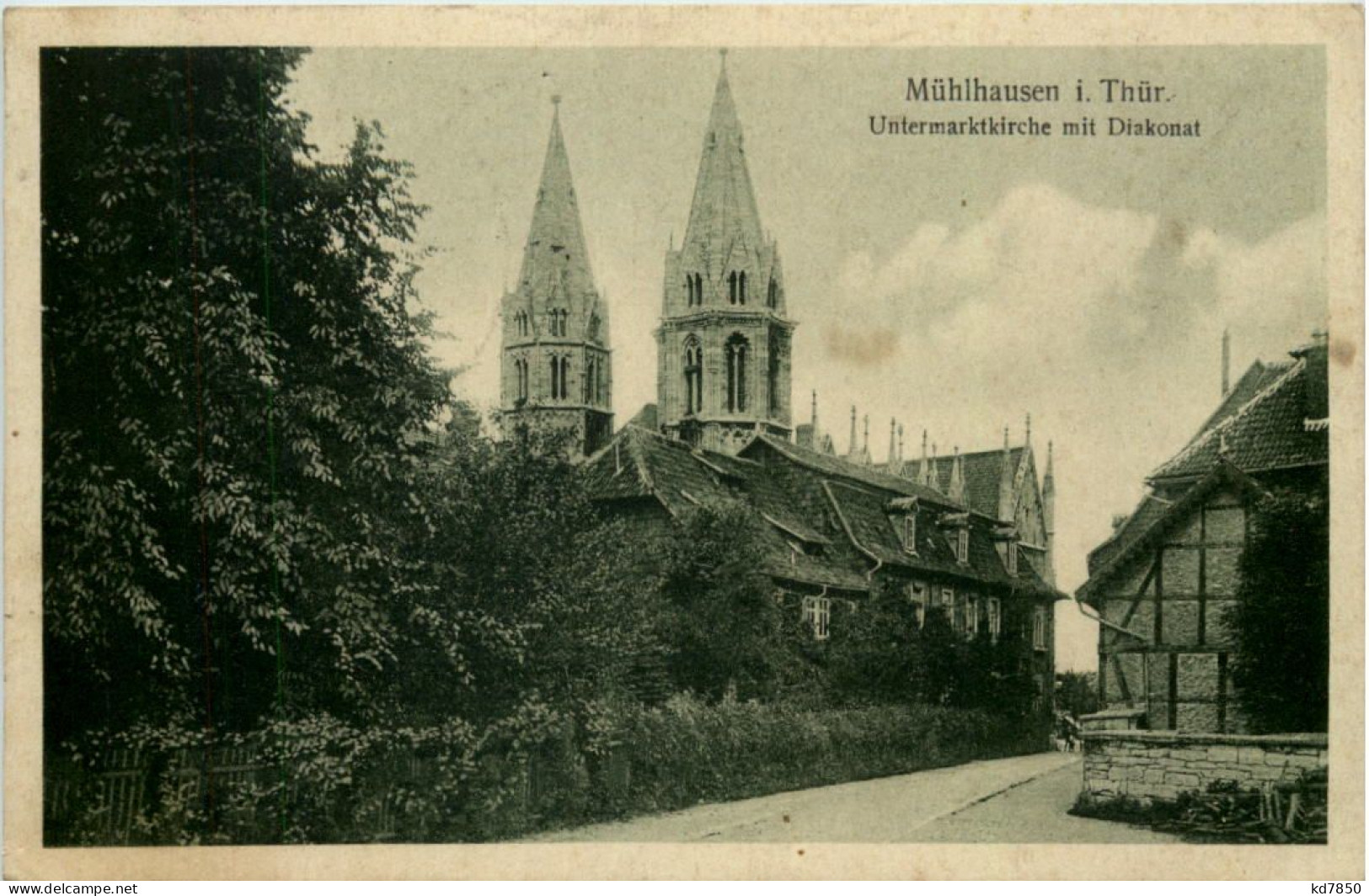 Mühlhausen, Untermarktkirche Mit Diakonat - Muehlhausen