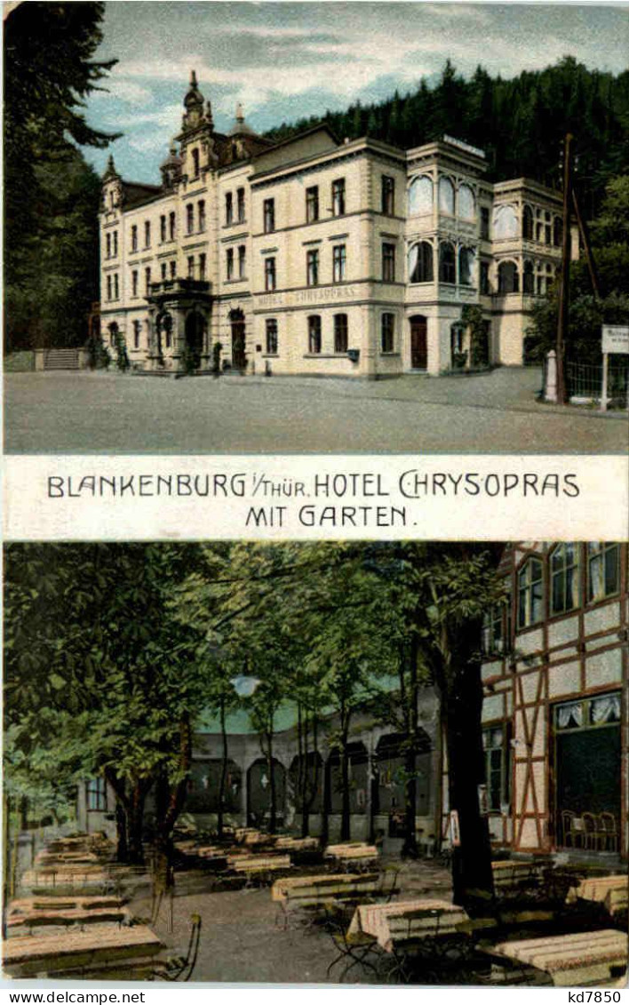 Blankenburg - Hotel Chrysopras Mit Garten - Blankenburg