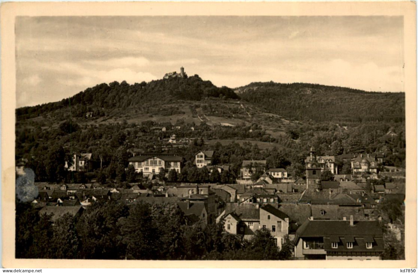 Bad Blankenburg, Blick Auf Die Burg Greifenstein - Bad Blankenburg