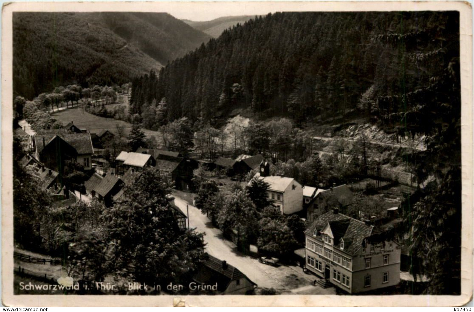 Schwarzwald I. Thür., Blick In Den Grund - Sonneberg