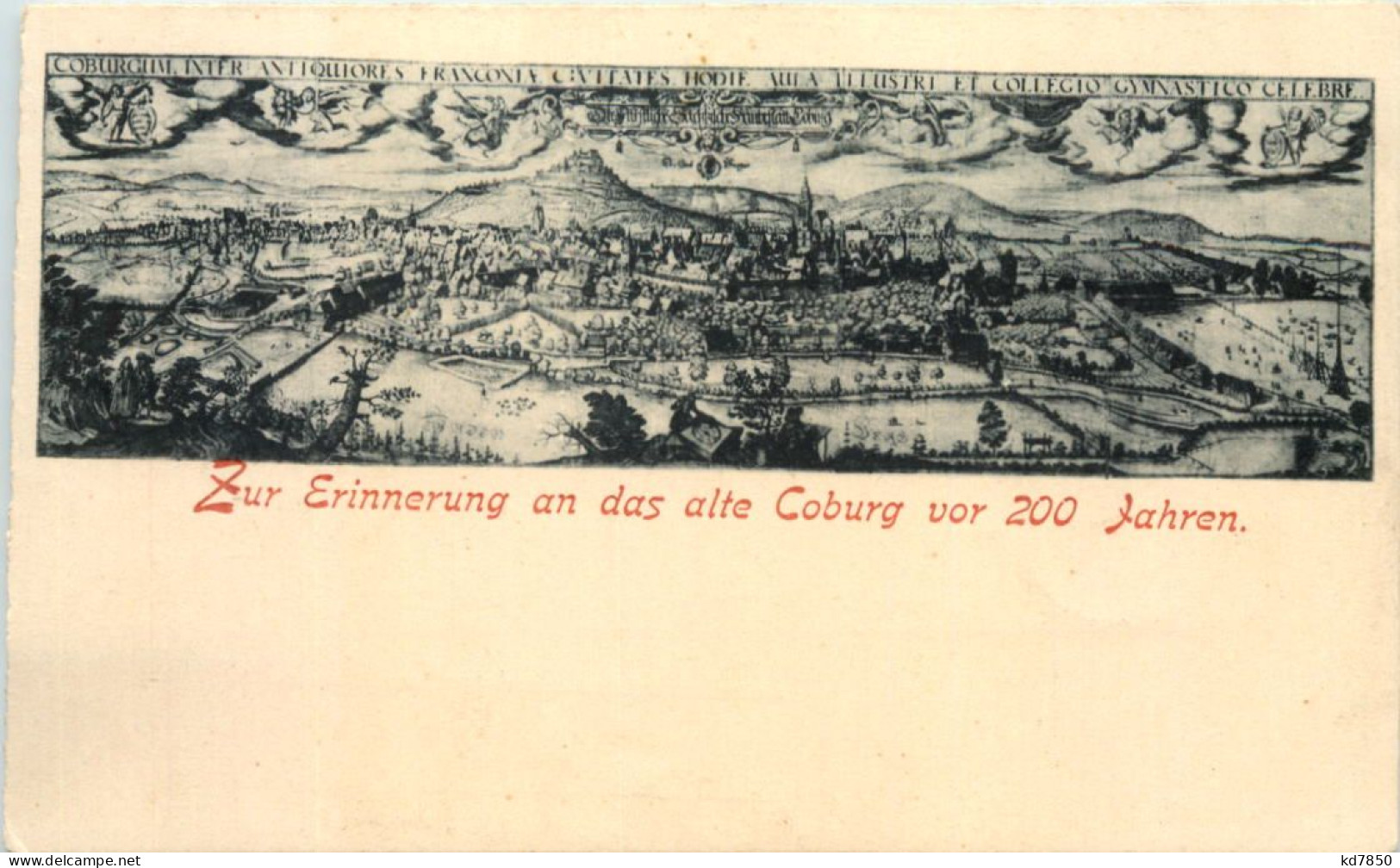 Erinnerung An Das Alte Coburg Vor 200 Jahren - Coburg