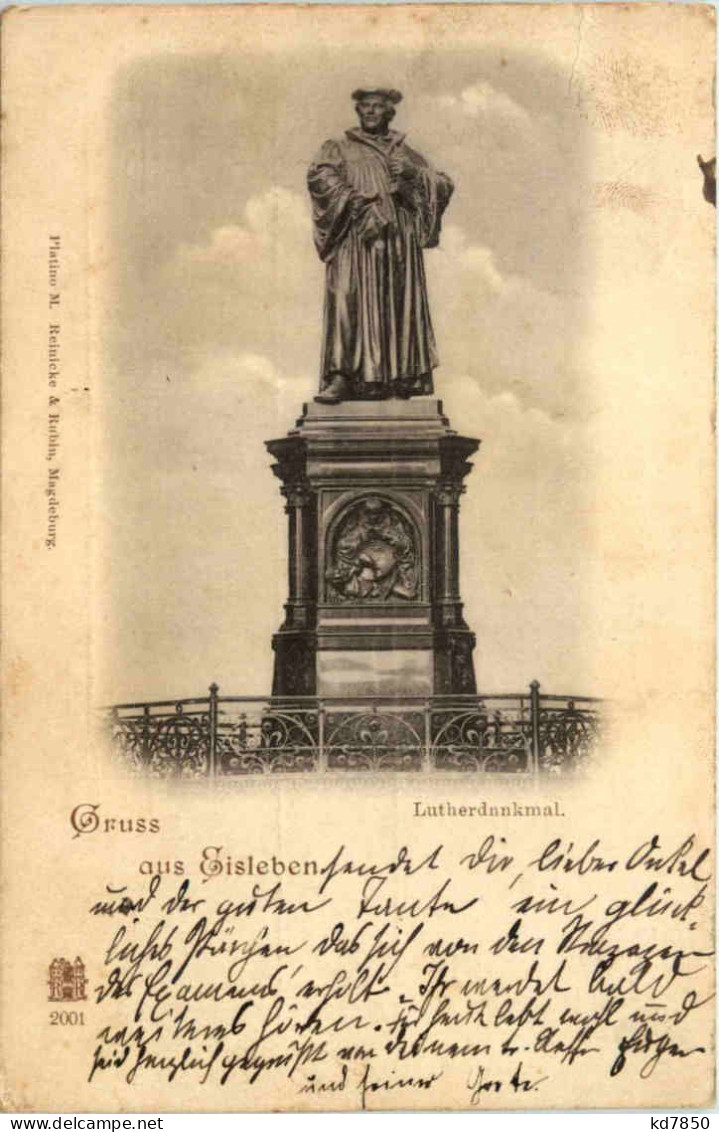 Gruss Aus Eisleben - Lutherdenkmal - Eisleben