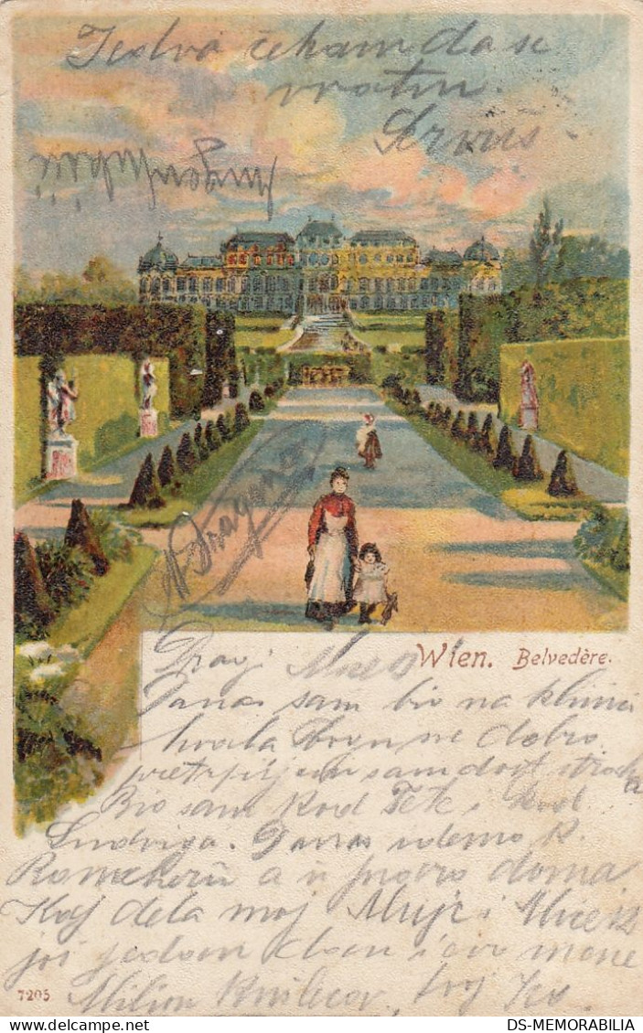 Wien - Belvedere 1901 - Belvedère