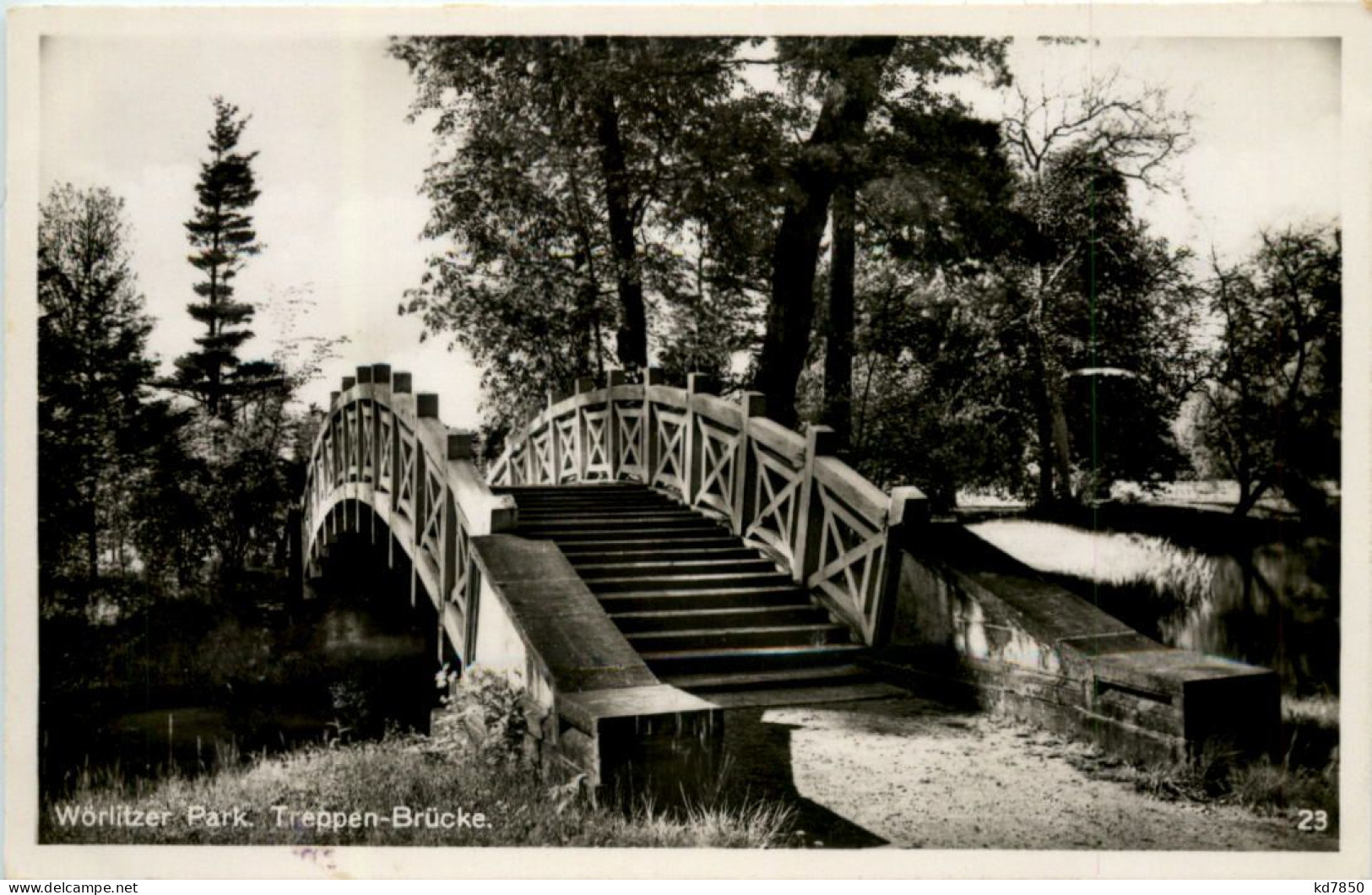 Wörlitzer Park, Treppen-Brücke - Wörlitz