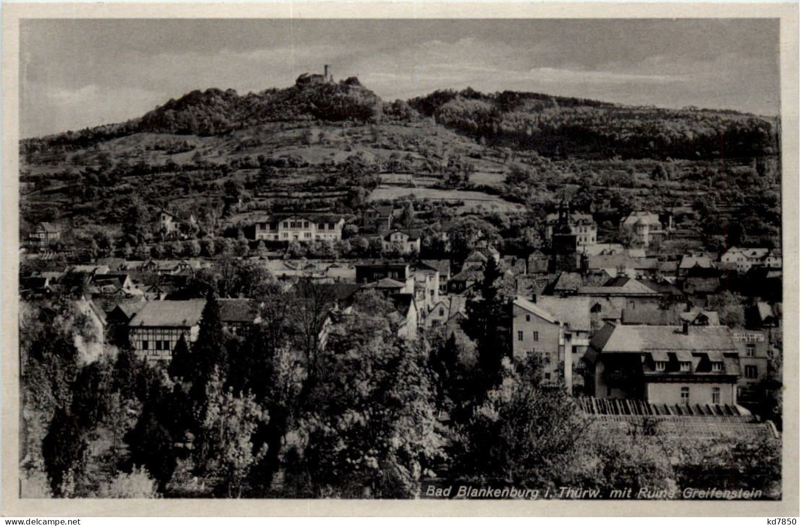 Bad Blankenburg Mit Ruine Greifenstein - Bad Blankenburg