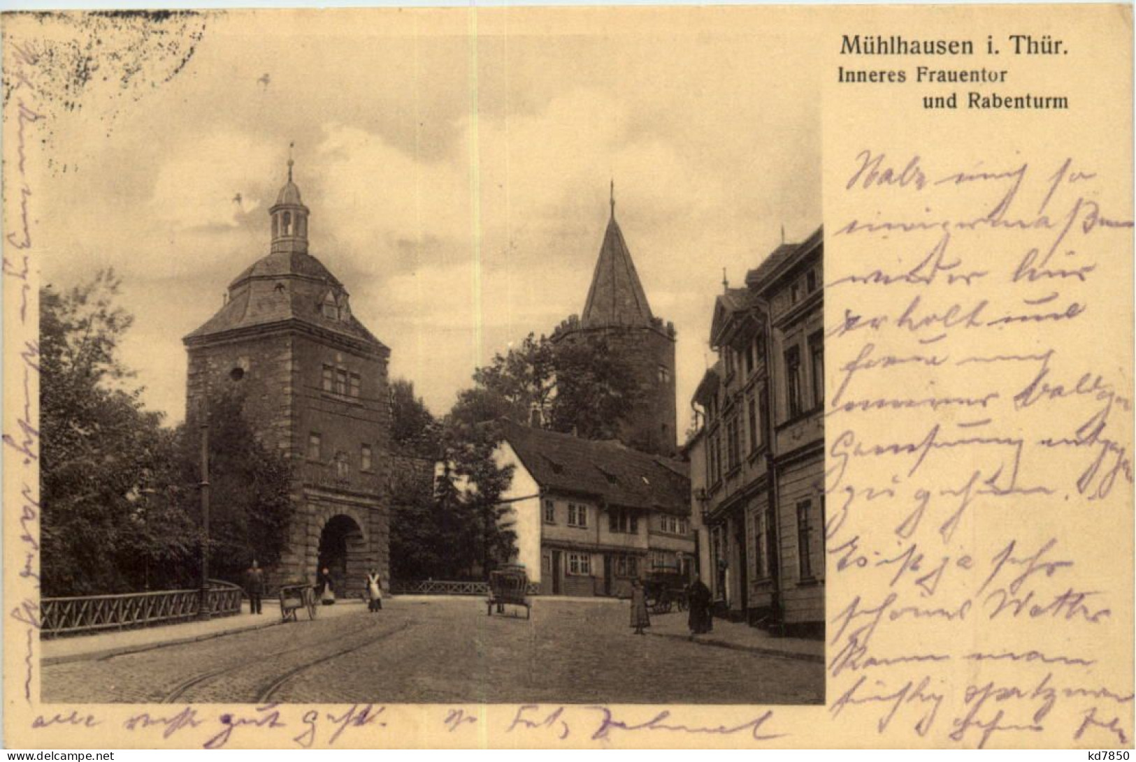 Mühlhausen, Inneres Frauentor Und Rabenturm - Mühlhausen