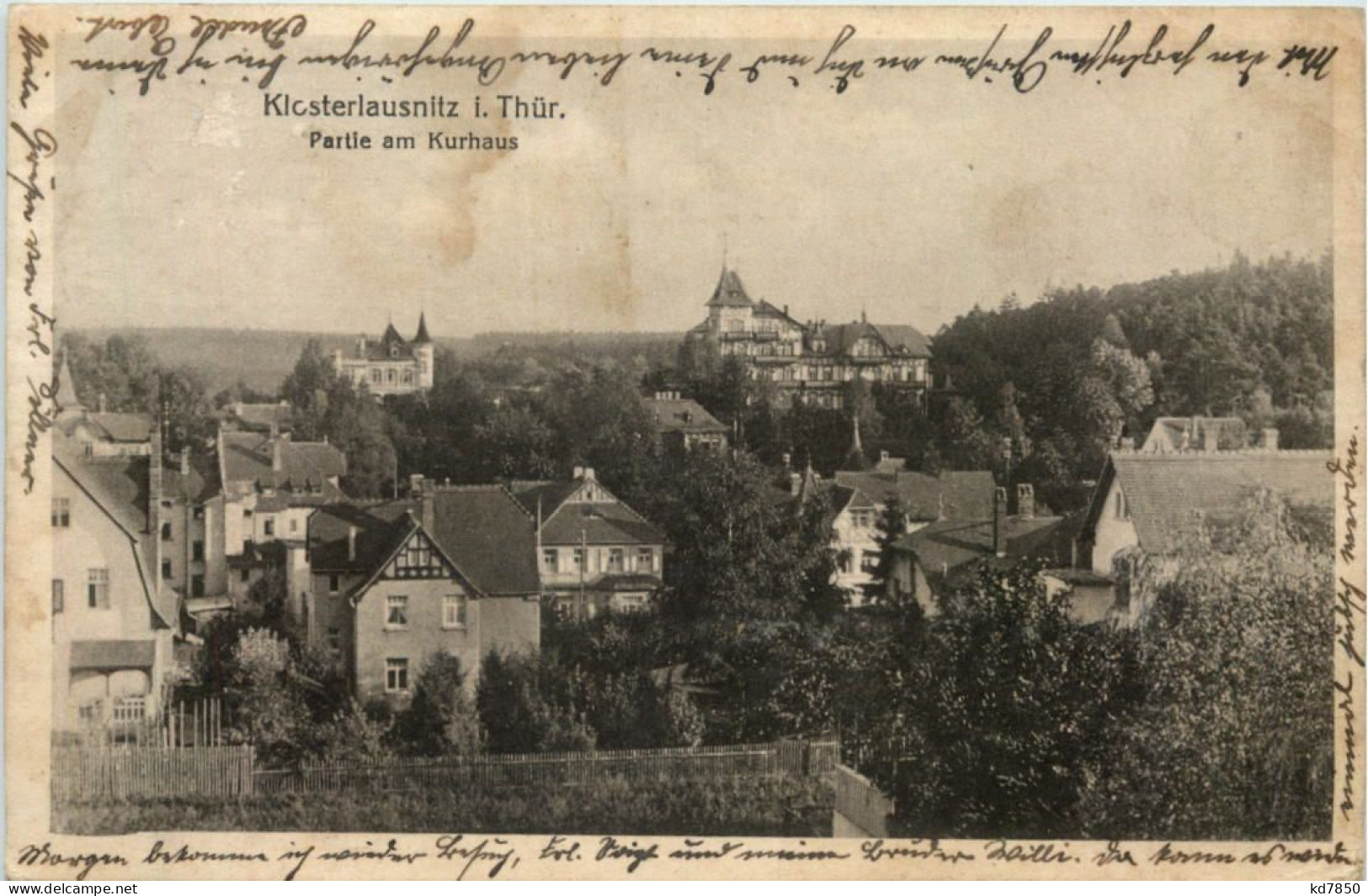 Klosterlausnitz, Partie Am Kurhaus - Bad Klosterlausnitz