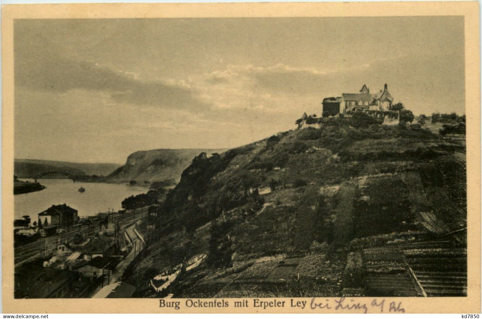 Burg Ockenfels Mit Erpeler Ley - Neuwied