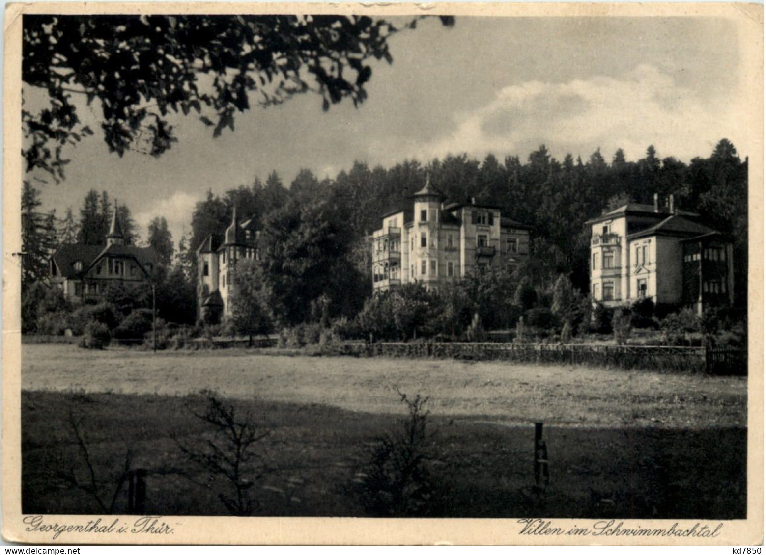 Georgenthal In Thüringen,, Villen Im Schwimmbachtal - Georgenthal