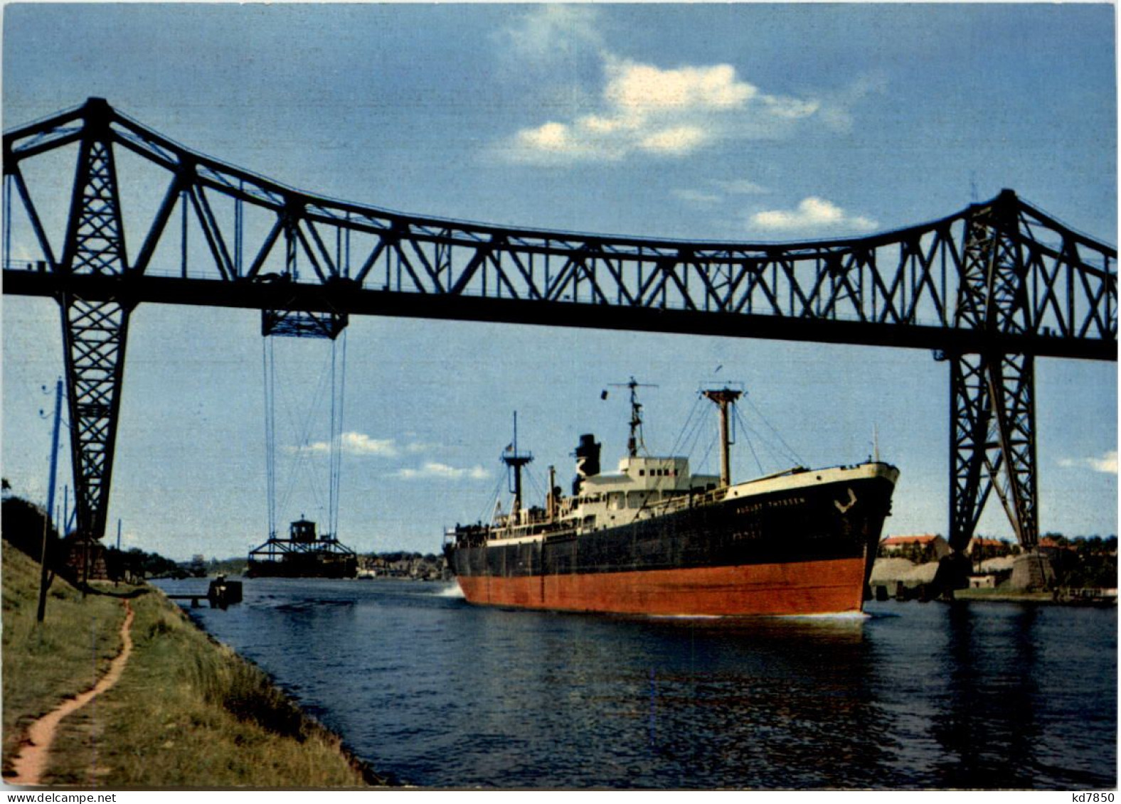 Rendsburg, Hochbrücke Mit Schwebefähre - Rendsburg