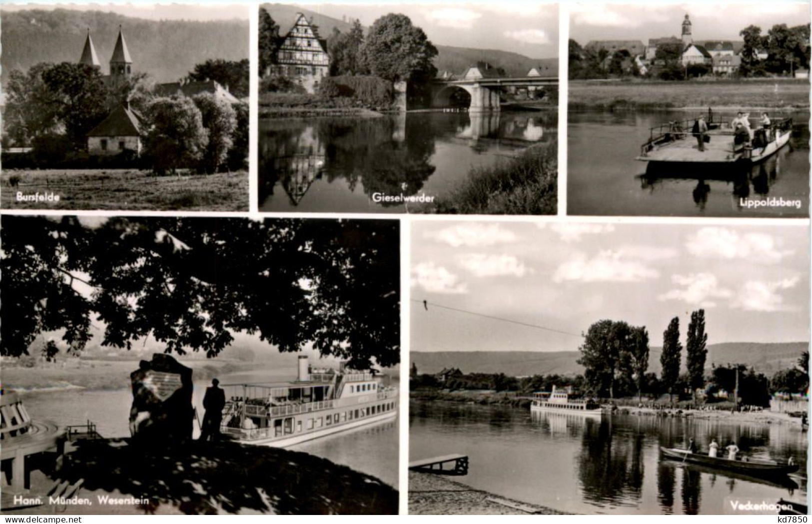 Oberweser-Fahrgastschiffahrt Zw. Hann-Münden Und Hameln - Hannoversch Muenden