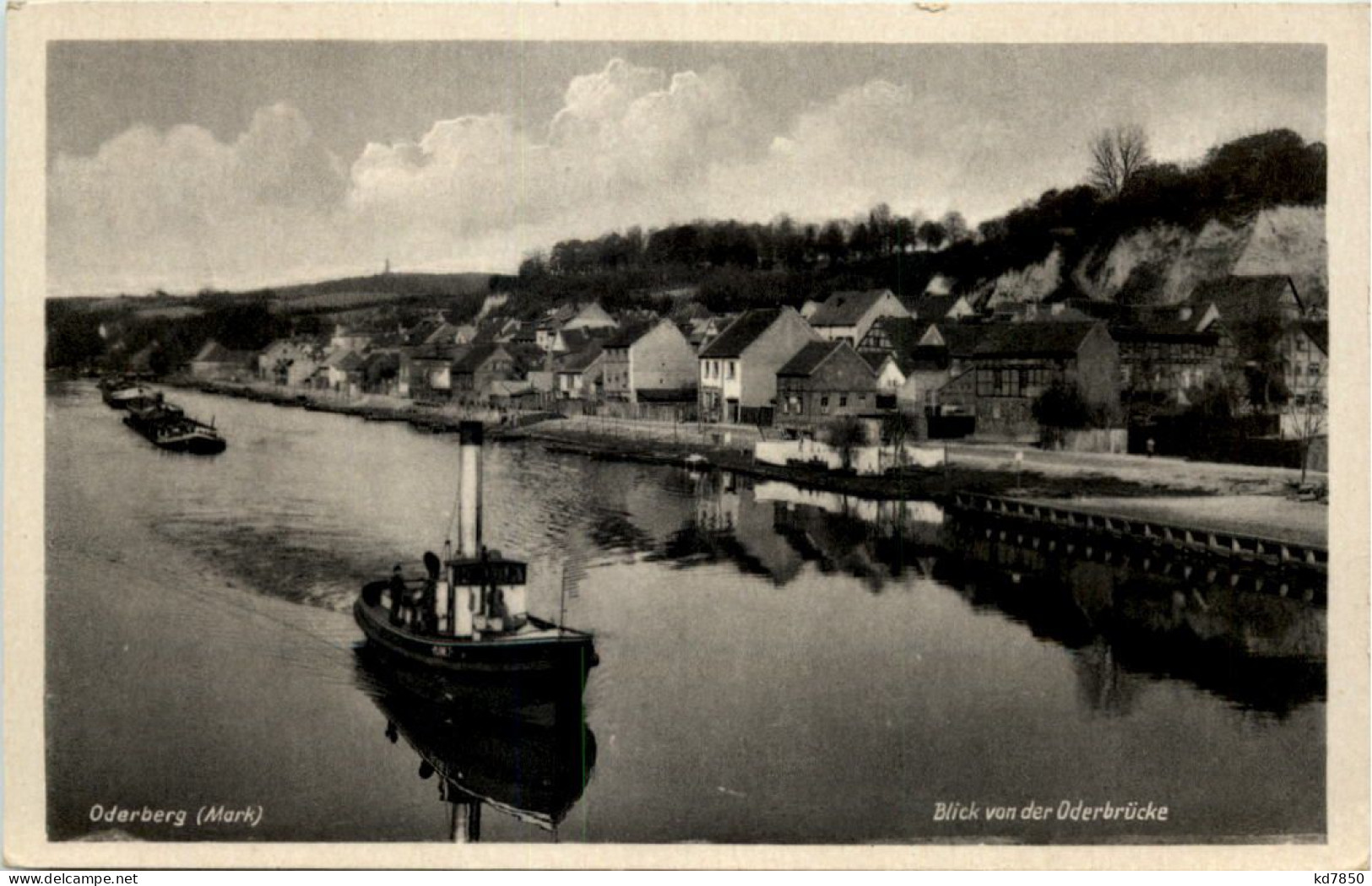 Oderberg I. Mark, Blick Von Der Oderbrücke - Oderberg