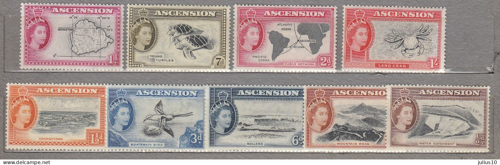 ASCENSION 1956 Elizabeth II MNH/MVLH(**/*) #34084 - Ascension