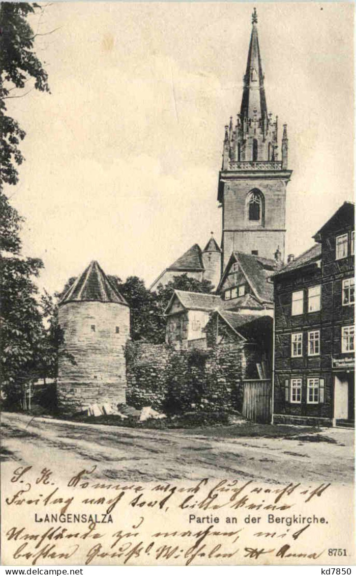 Langensalza, Partie An Der Bergkirche - Bad Langensalza