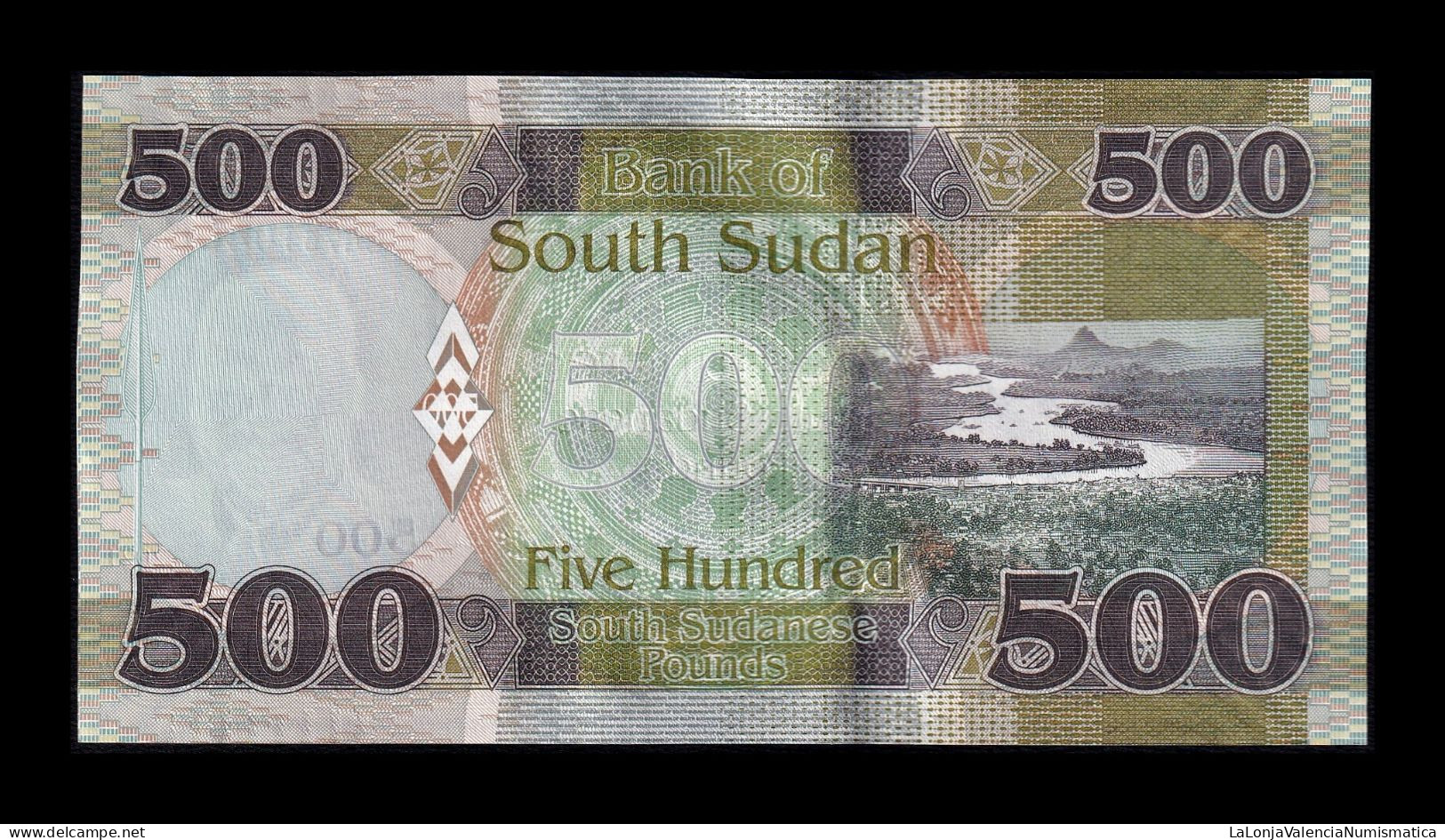 Sudán Del Sur South Sudan 500 Pounds 2021 Pick 16c Sc Unc - Soudan Du Sud