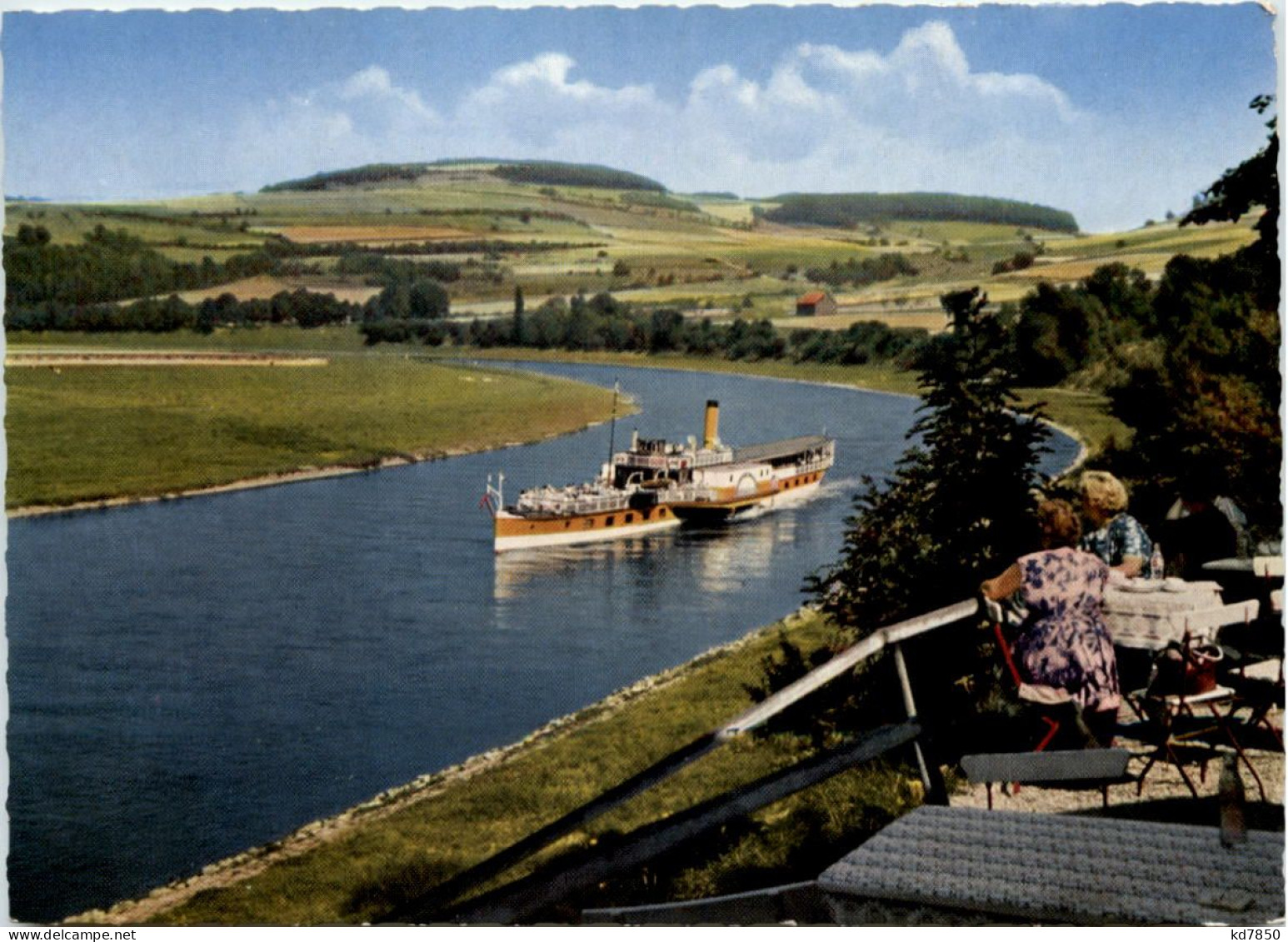 Oberweser-Fahrgastschiffahrt Zw. Hann-Münden Und Hameln - Hannoversch Muenden