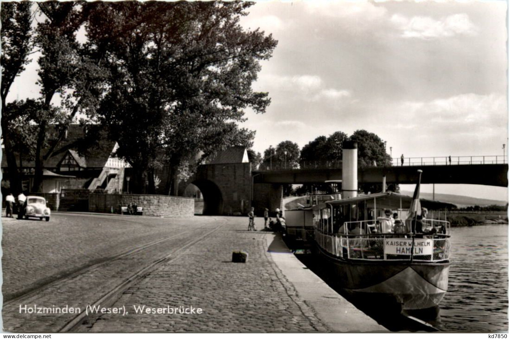 Holzminden A D Weser, Weserbrücke - Holzminden