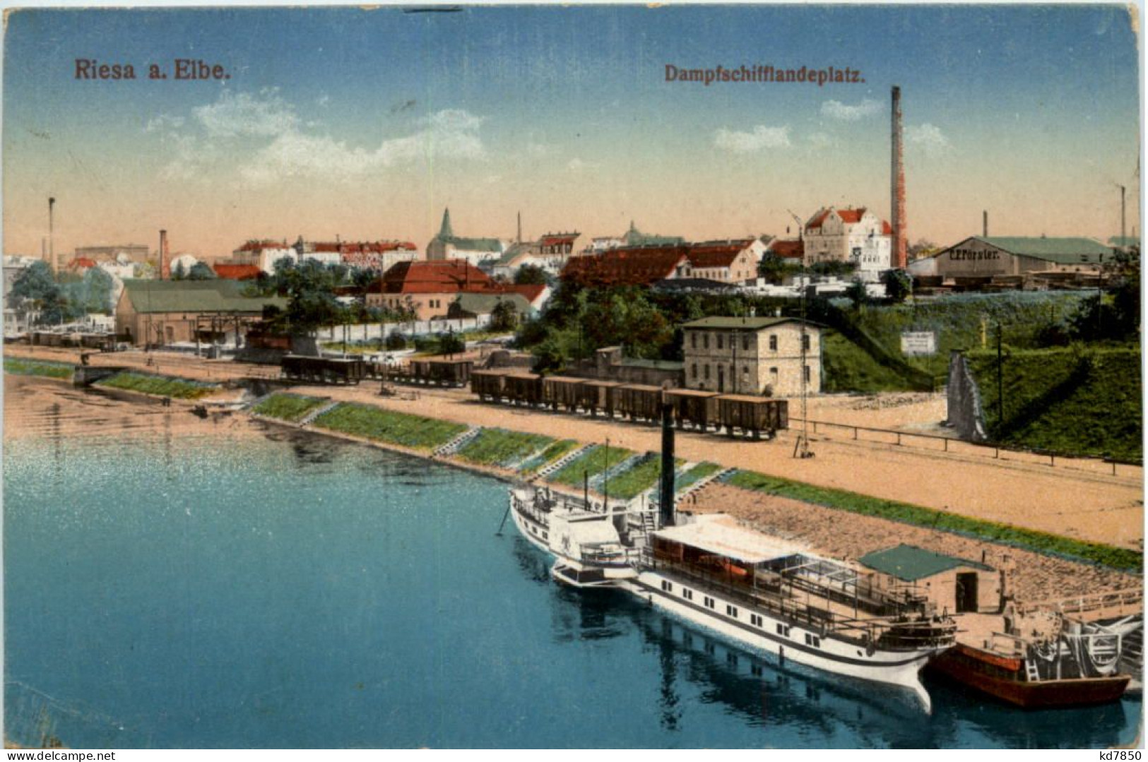 Riesa An Der Elbe, Dampfschifflandeplatz - Riesa