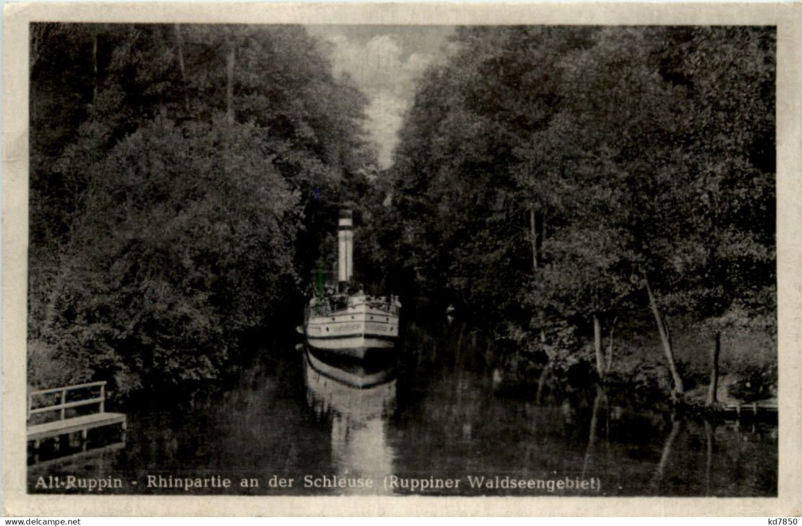 Alt-Ruppin, Rhinpartie An Der Schleuse - Neuruppin