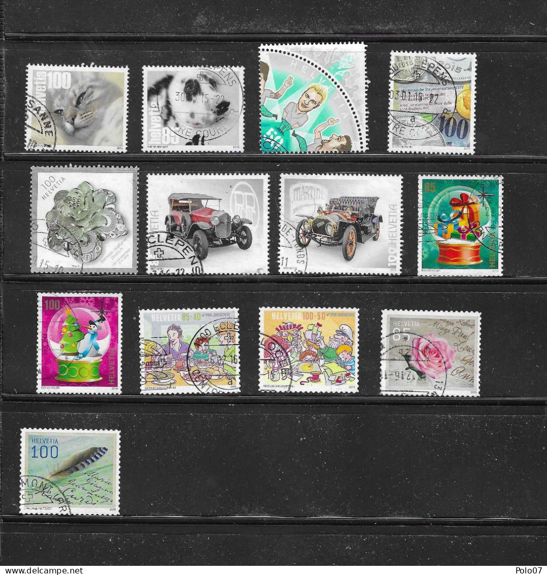 2015 Batch 04 BIEN LIRE LA DESCRIPTION - Used Stamps