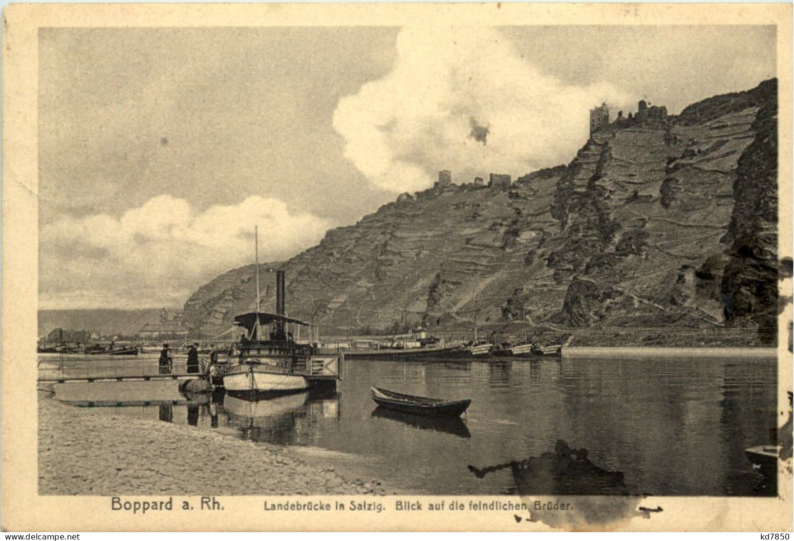 Boppard, Landebrücke In Salzig - Boppard