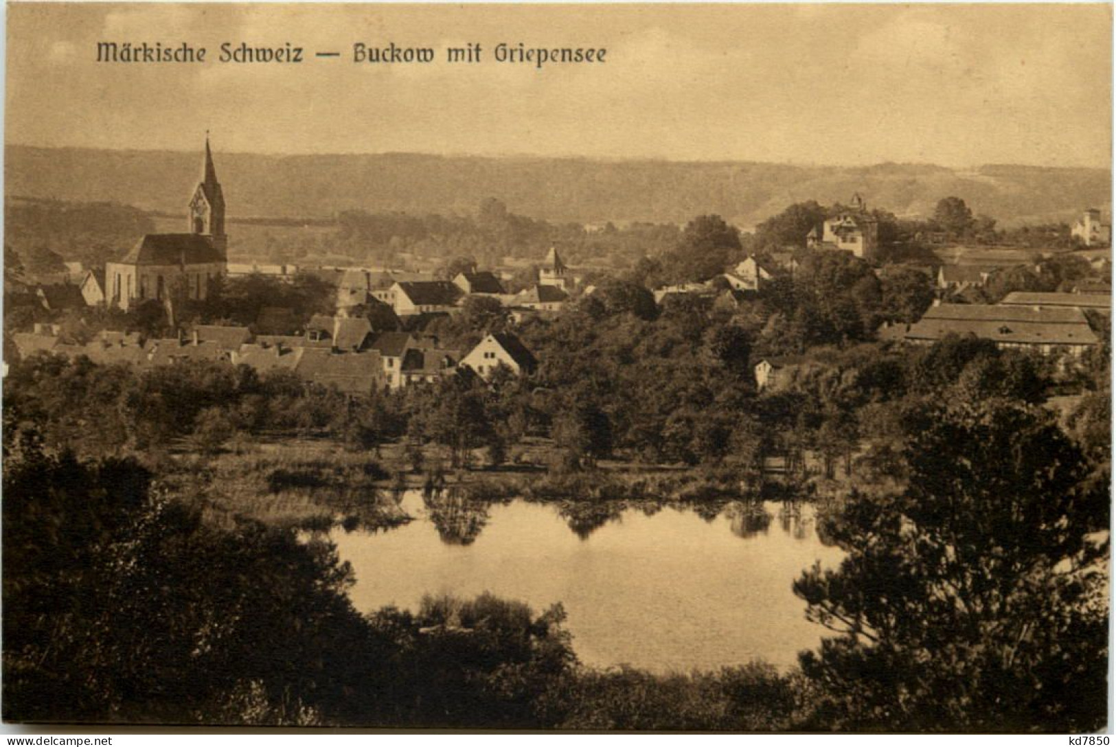 Märkische Schweiz, Buckow Mit Griepensee - Buckow