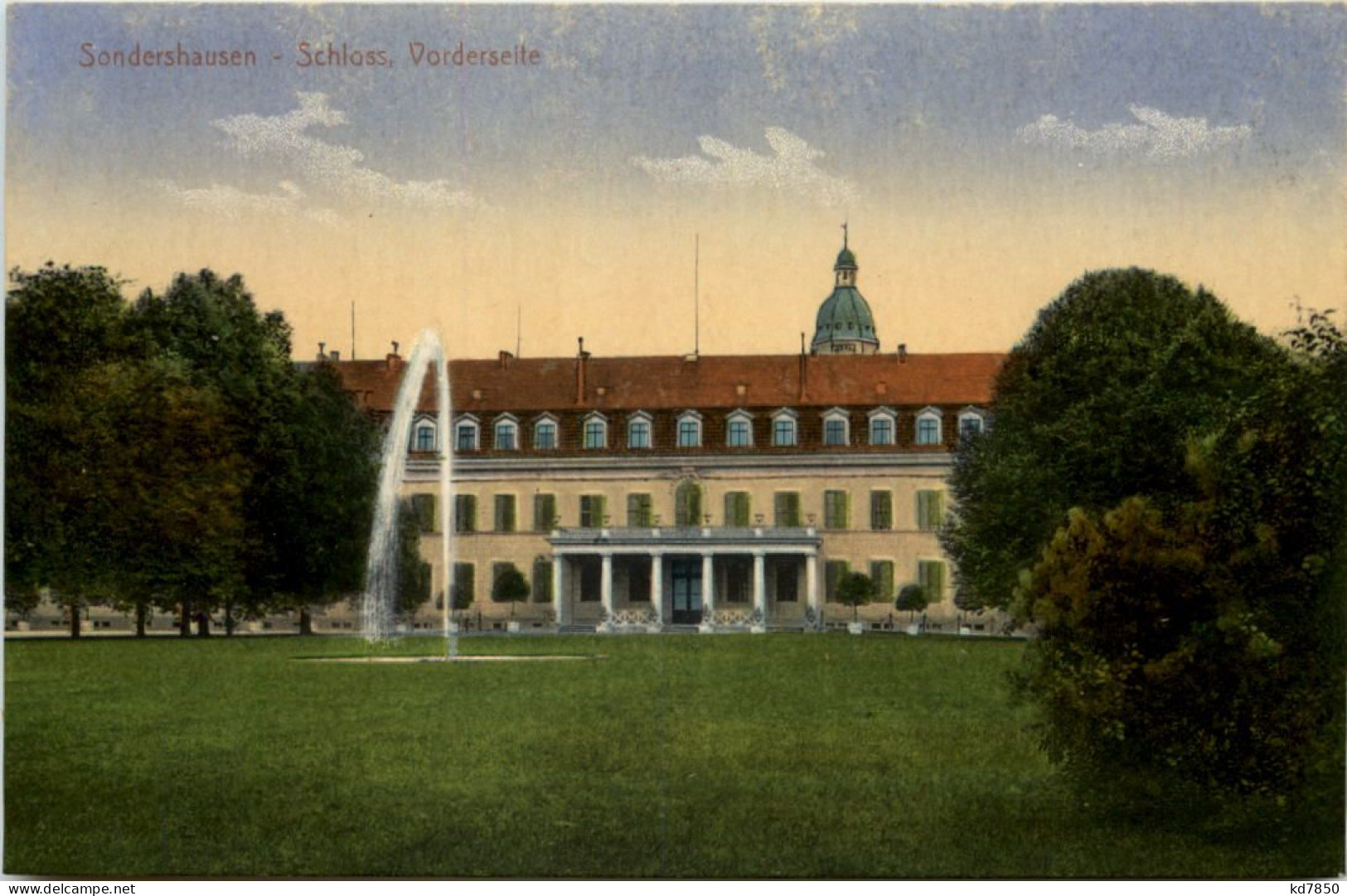 Sondershausen, Schloss, Vorderseite - Sondershausen