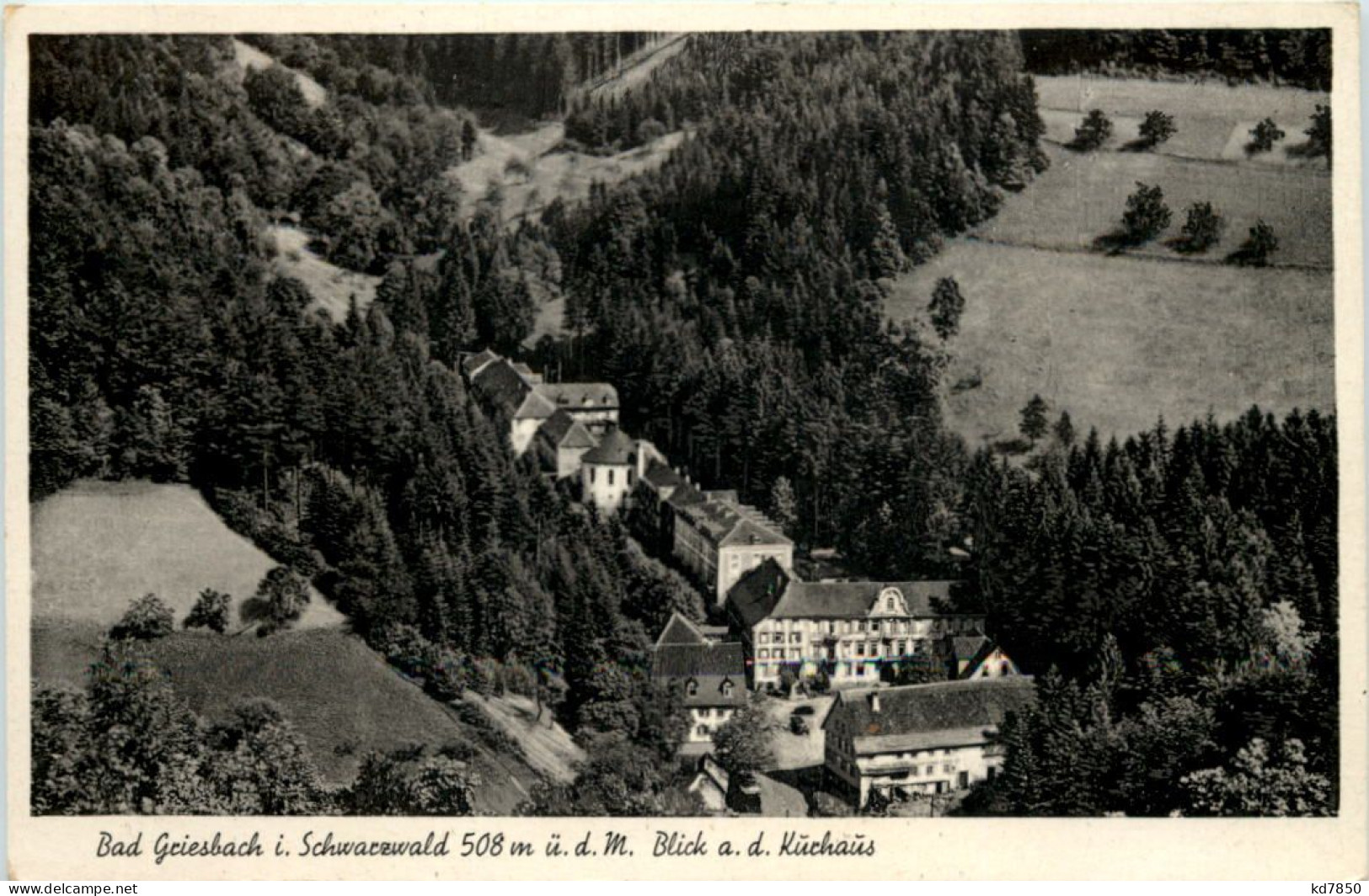 Bad Griesbach I. Schwarzwald, Blick A.d. Kurhaus - Bad Peterstal-Griesbach