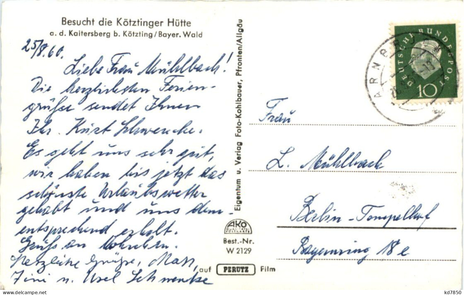 Kötztinger Hütte, A.d. Kaltersberg B. Kötzting - Cham