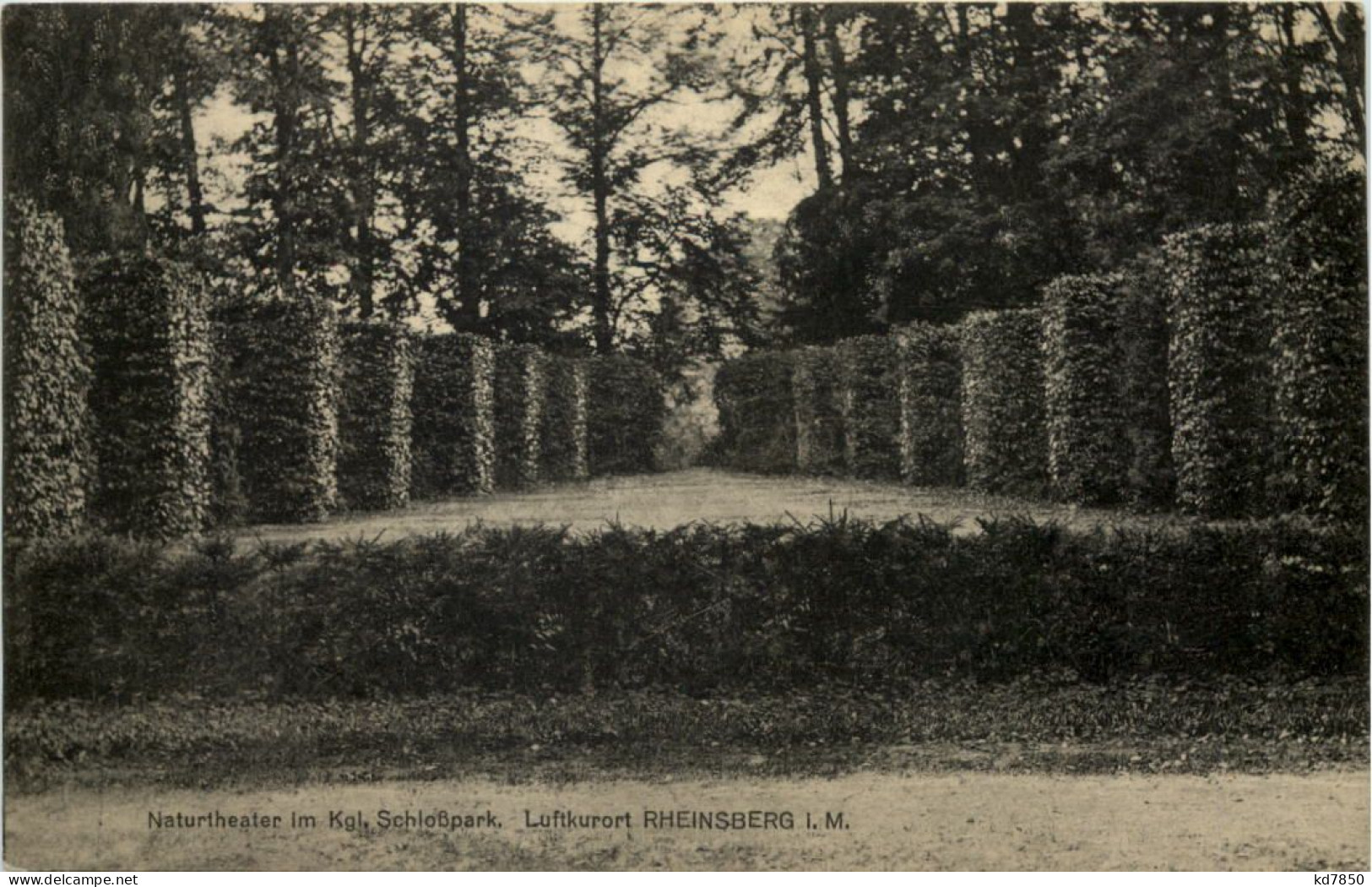 Rheinsberg (Mark), Naturtheater Im Kgl. Schlosspark - Rheinsberg