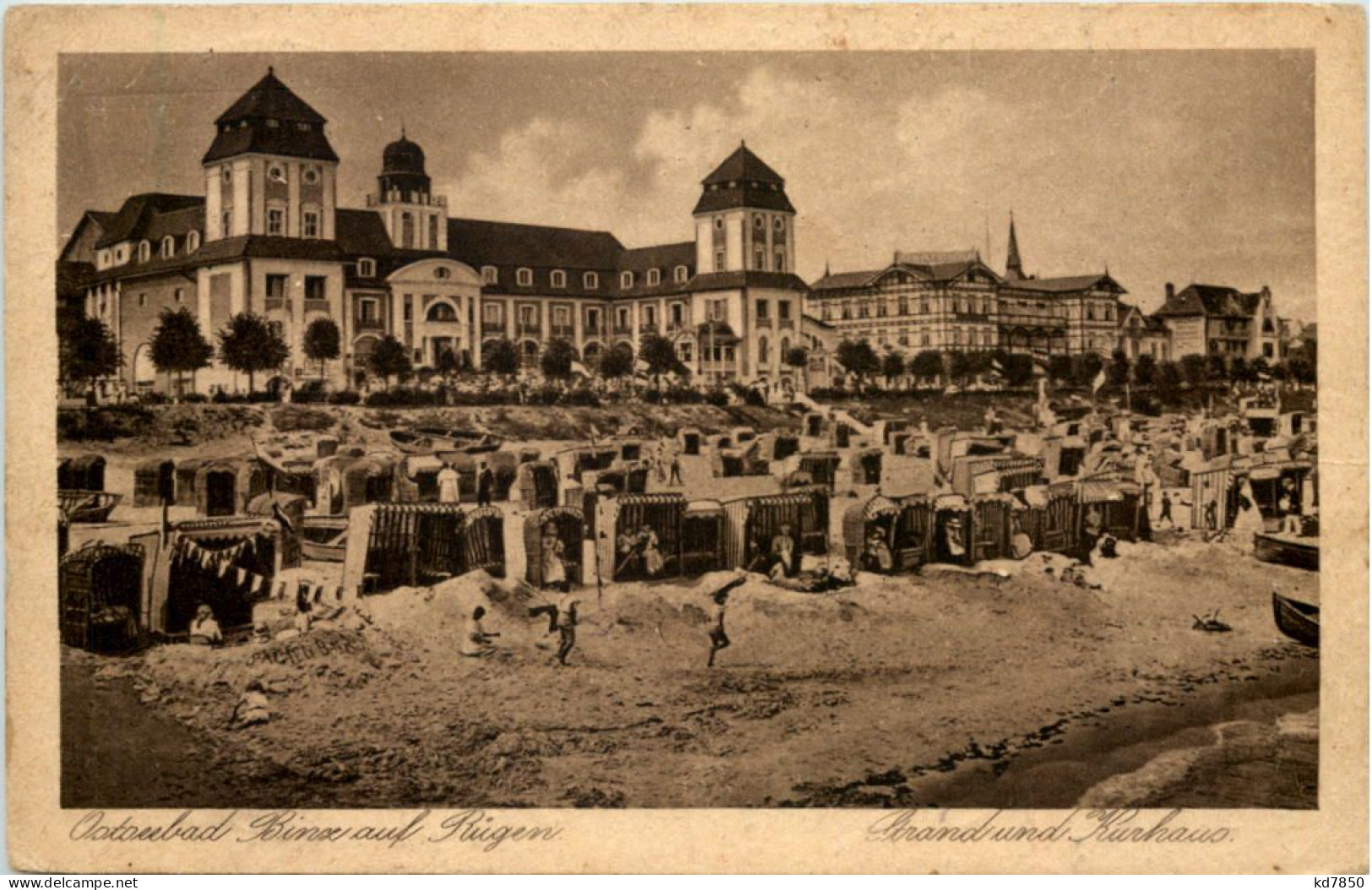 Binz A. Rügen, Strand Und Kurhaus - Ruegen