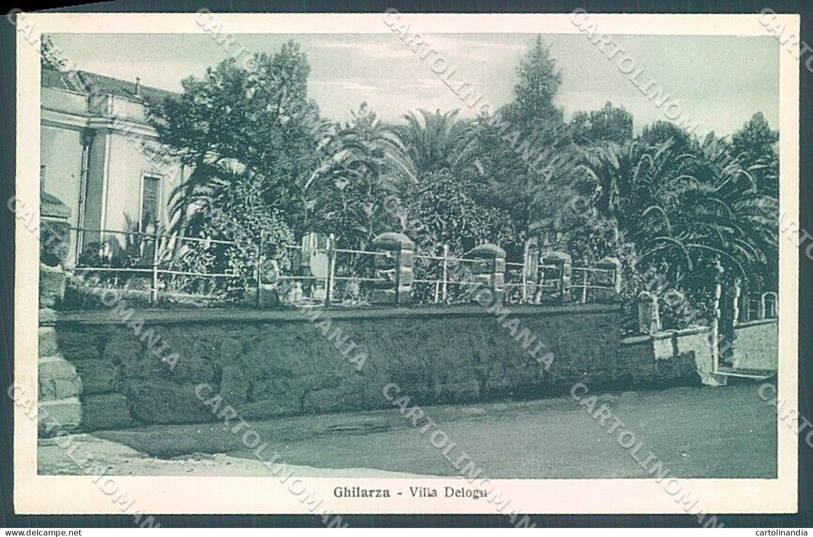 Oristano Ghilarza Villa Delogu Cartolina JK4476 - Oristano