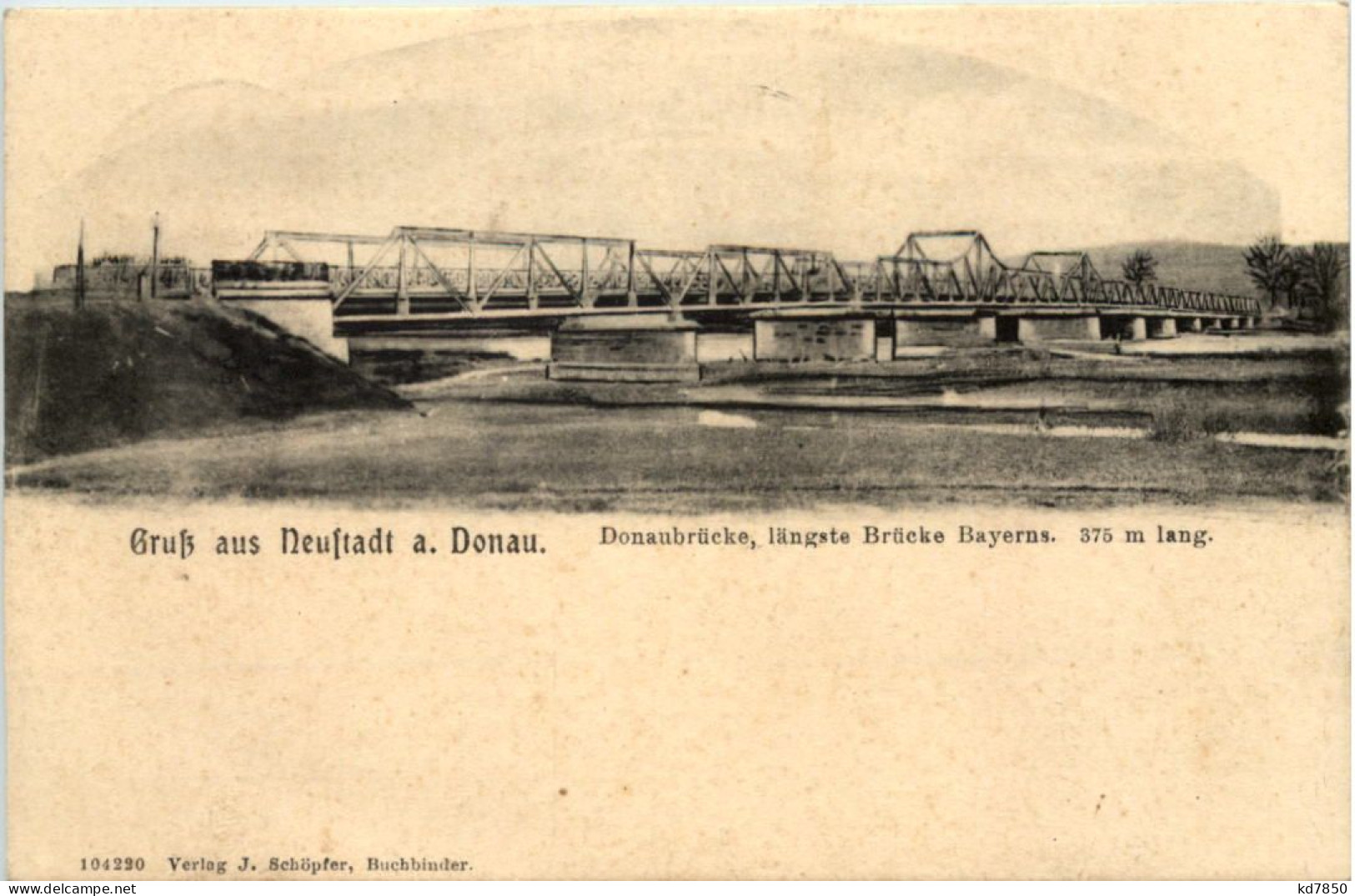 Gruss Aus Neustadt A. Donau, Donaubrücke - Kelheim