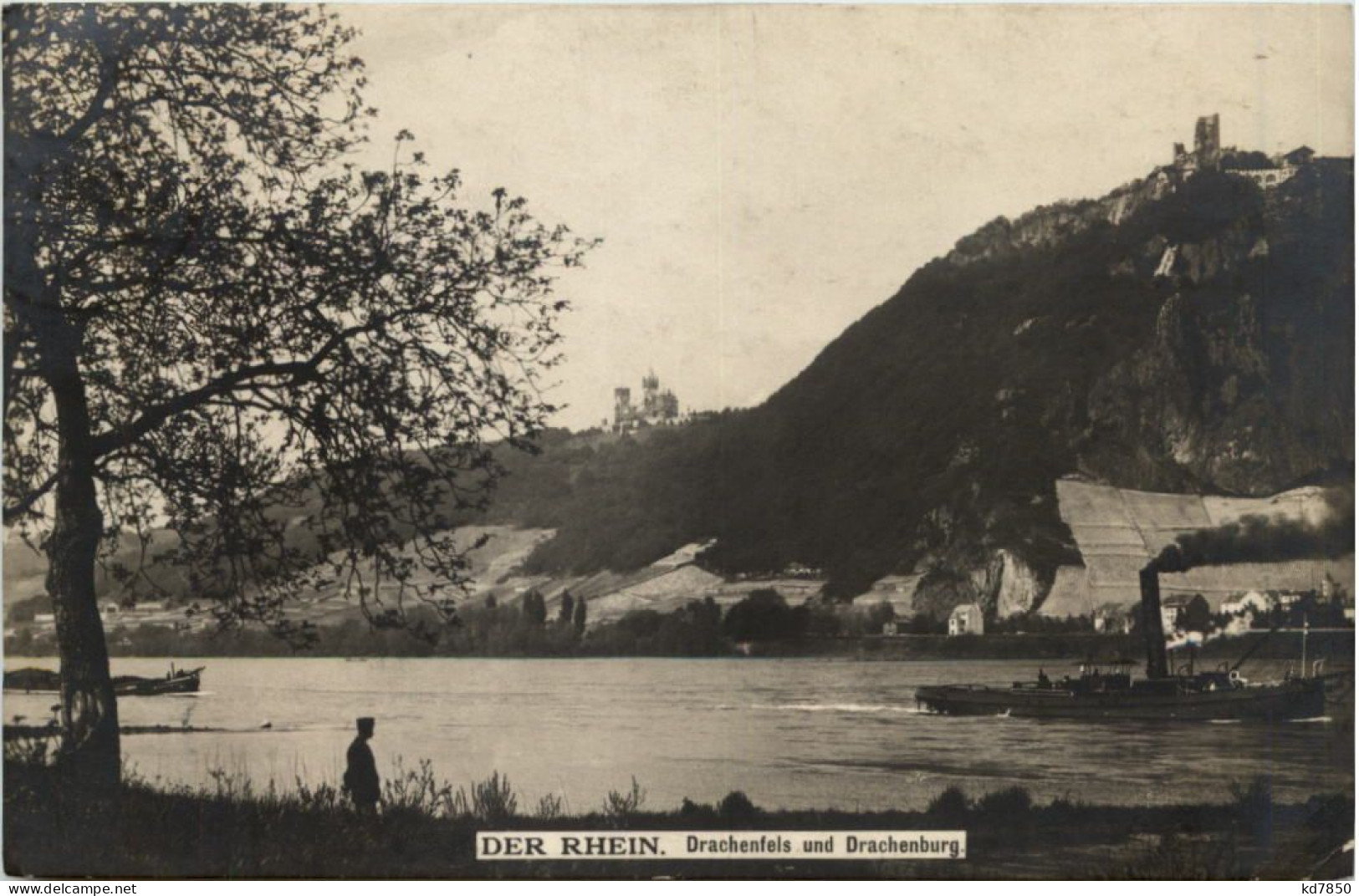 Der Rhein, Drachenfels Und Drachenburg - Koenigswinter