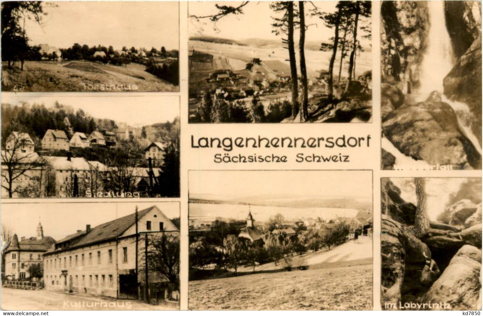 Langenhennersdorf, Sächs.Schweiz, Div. Bilder - Bad Gottleuba-Berggiesshübel