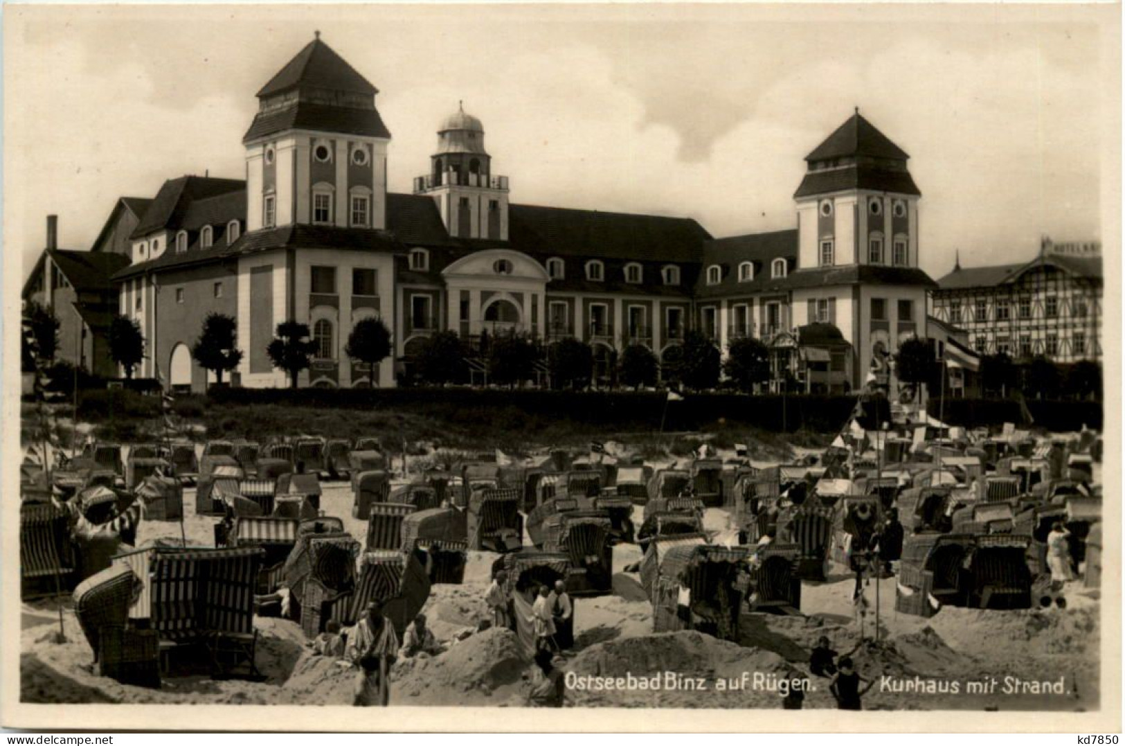 Binz A. Rügen, Kurhaus Mit Strand - Ruegen