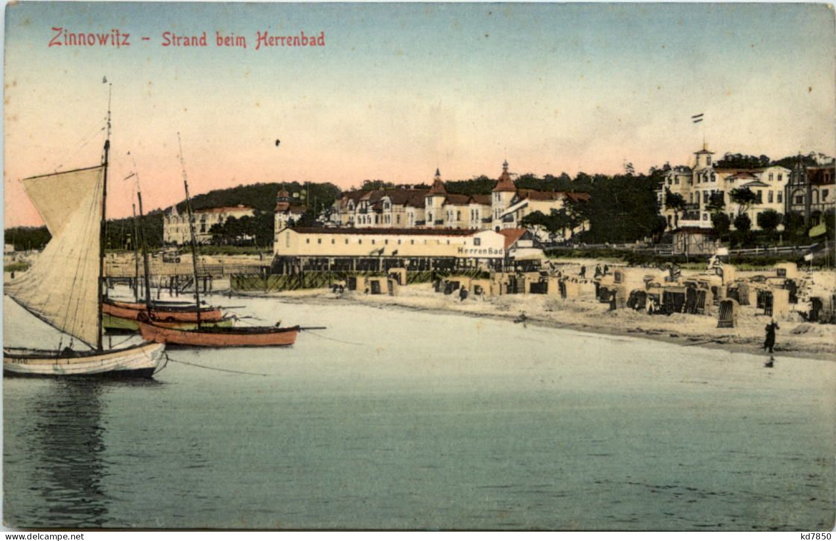 Zinnowitz, Strand Beim Herrenbad - Zinnowitz