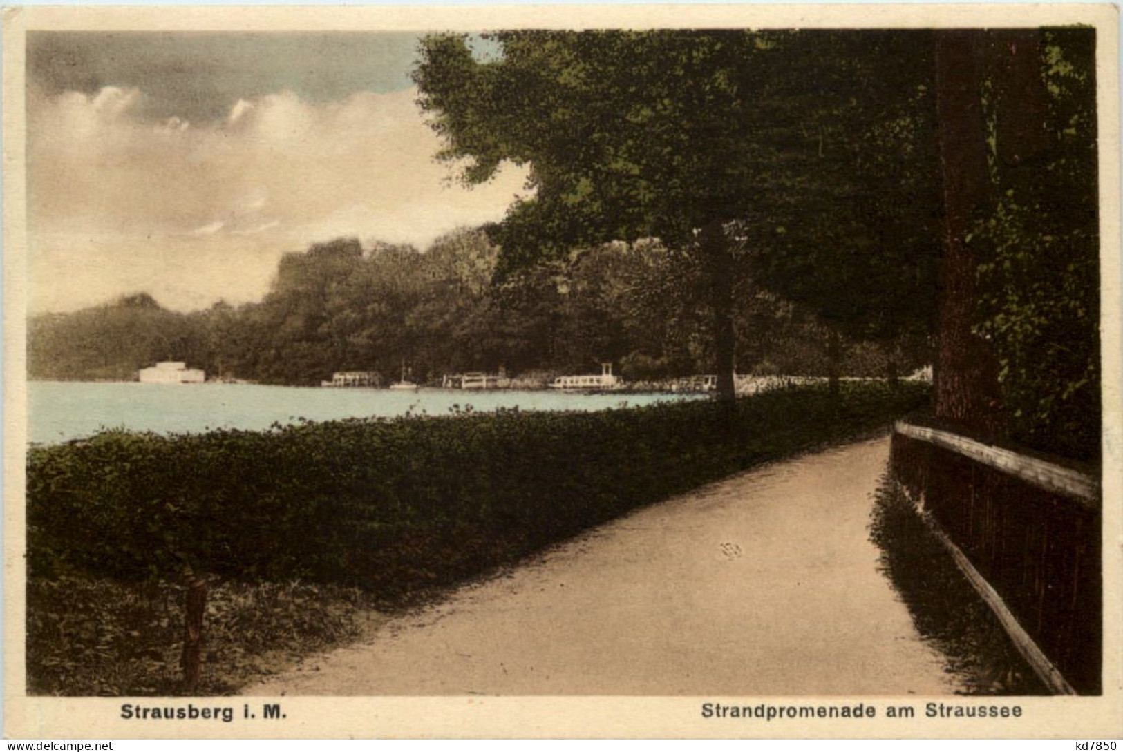 Strausberg I. M., Strandpromenade Am Straussee - Strausberg