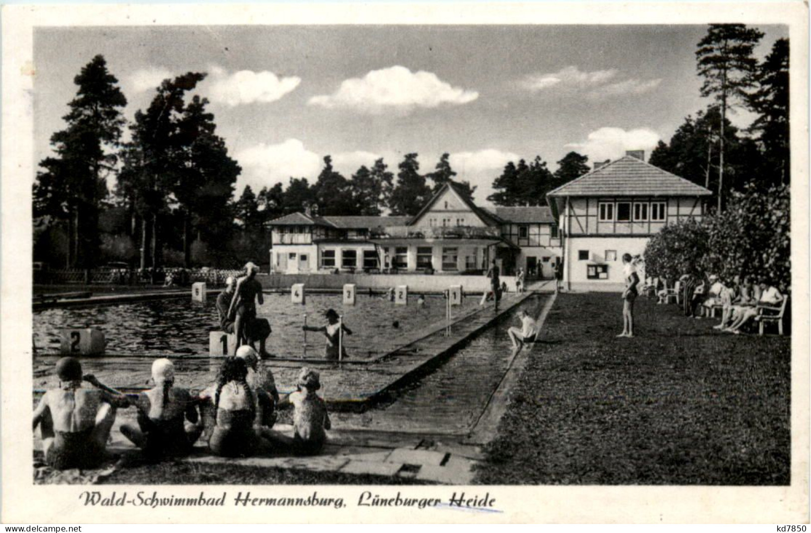 Lüneburger Heide, Wald-Schwimmbad Hermannsburg - Celle