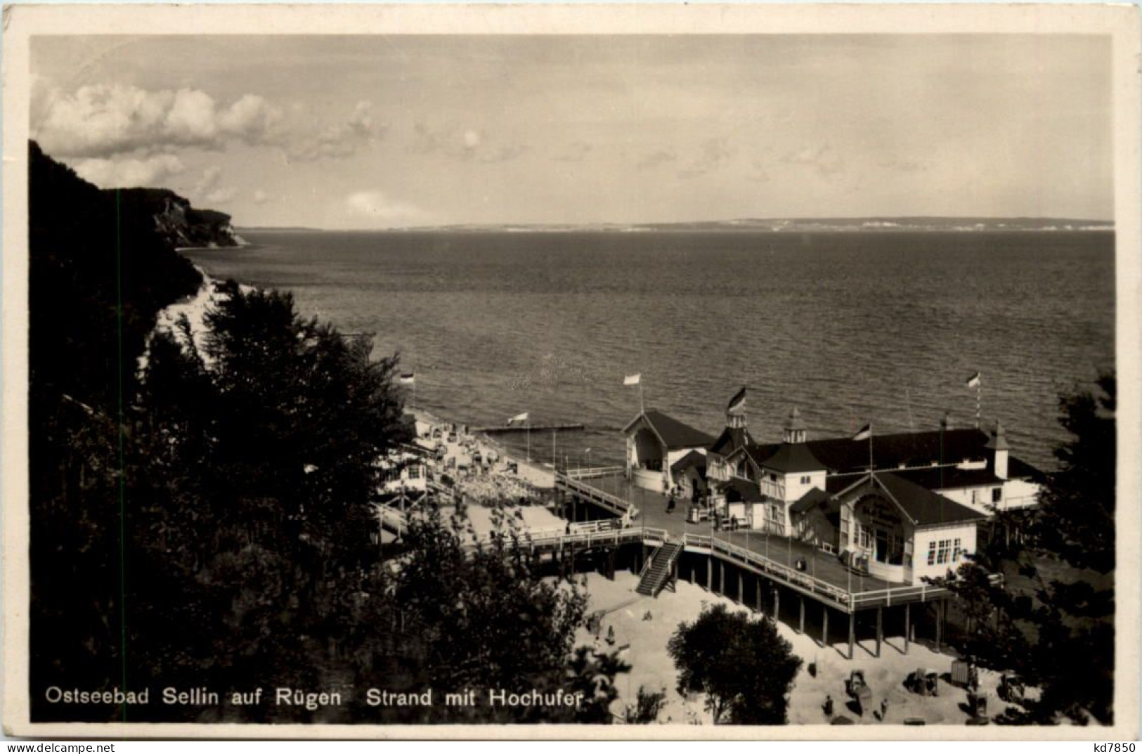 Sellin A. Rügen,, Strand Mit Hochufer - Sellin