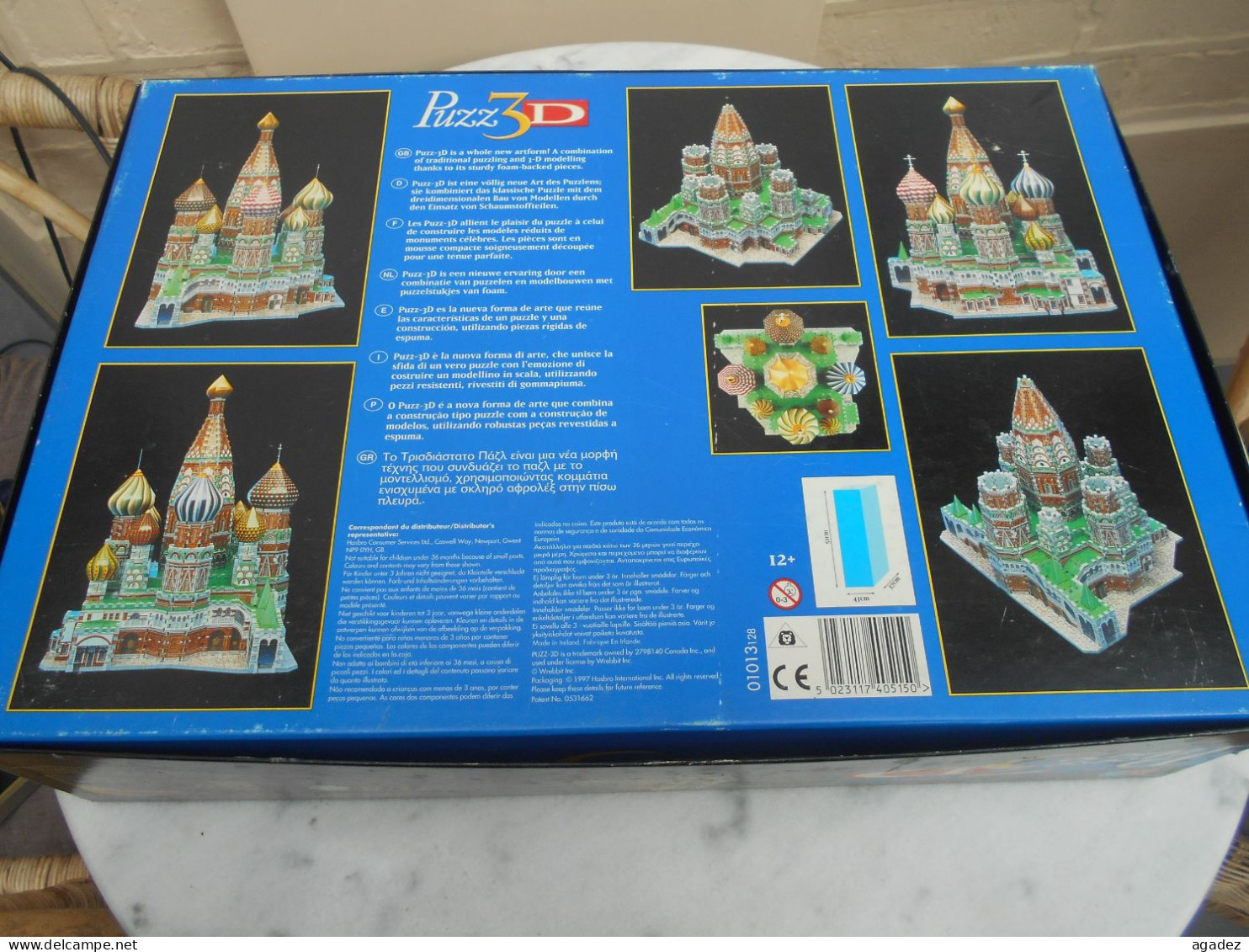 Puzzle 3D 708 Pieces MB Cathedrale Saint Basile Moscou - Sonstige & Ohne Zuordnung