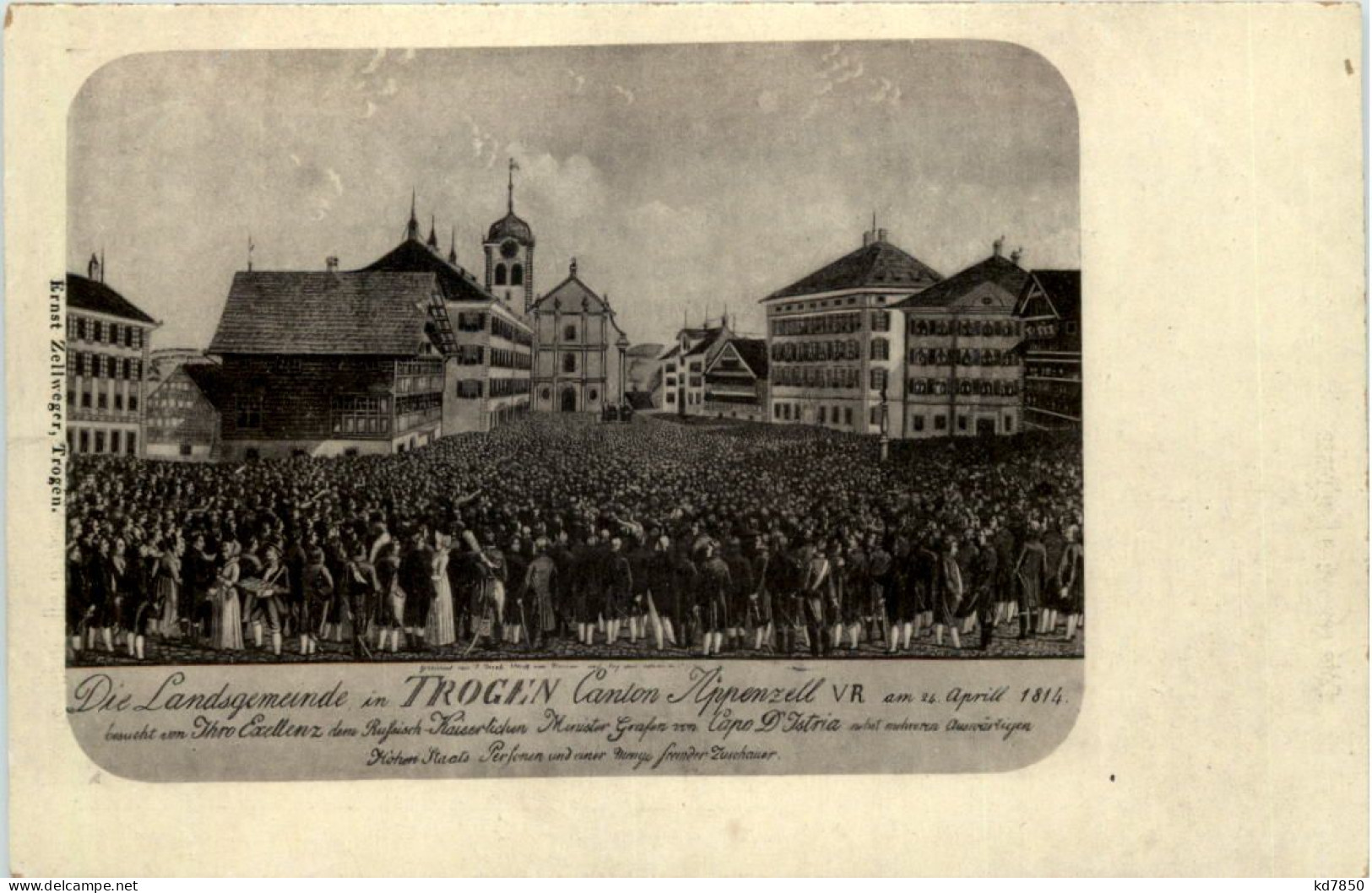 Die Landsgemeinde In Trogen 1814 - Trogen