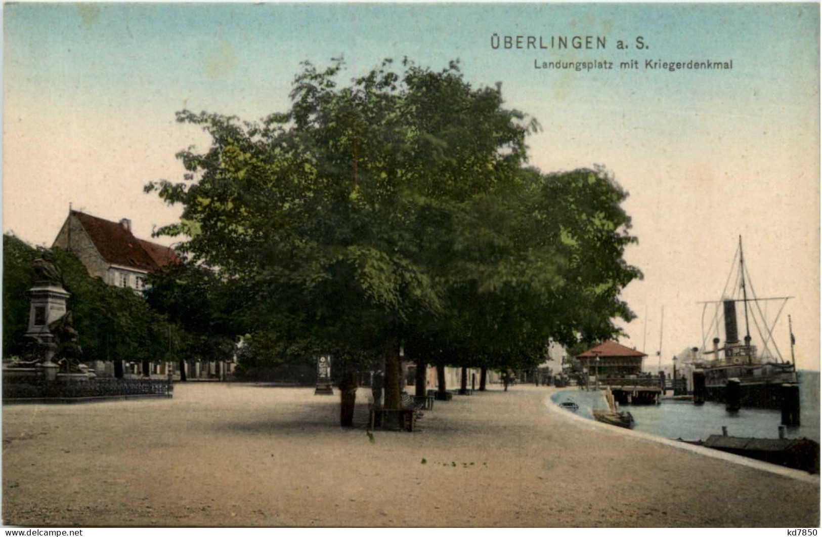 Überlingen, Landungsplatz Mit Kriegerdenkmal - Ueberlingen