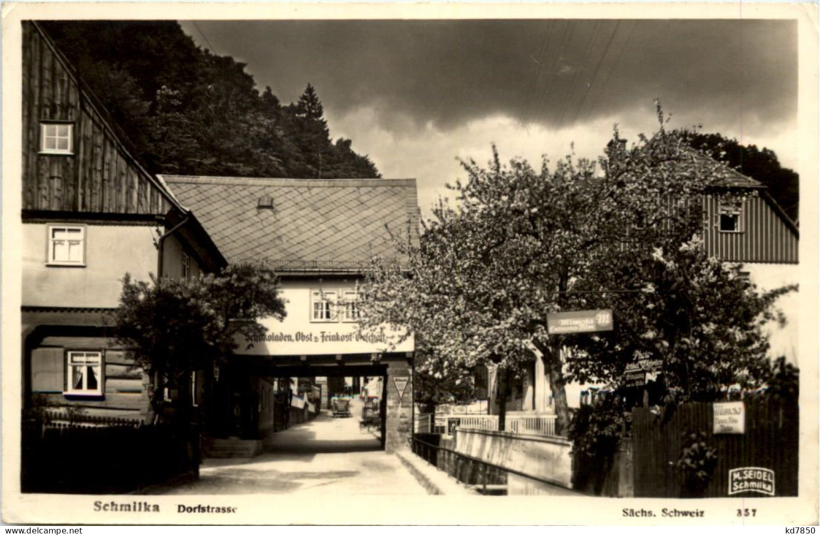 Schmilka, Dorfstrasse - Schmilka