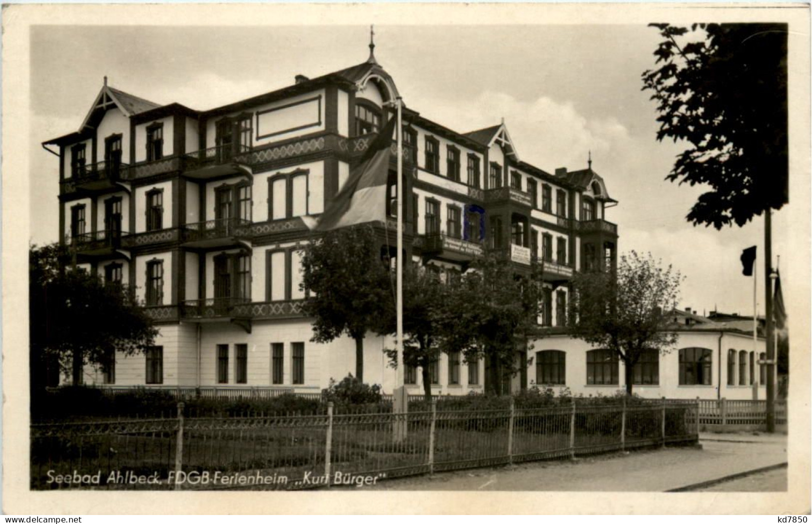Seebad Ahlbeck, FDGB-Ferienheim Kurt Bürger - Usedom